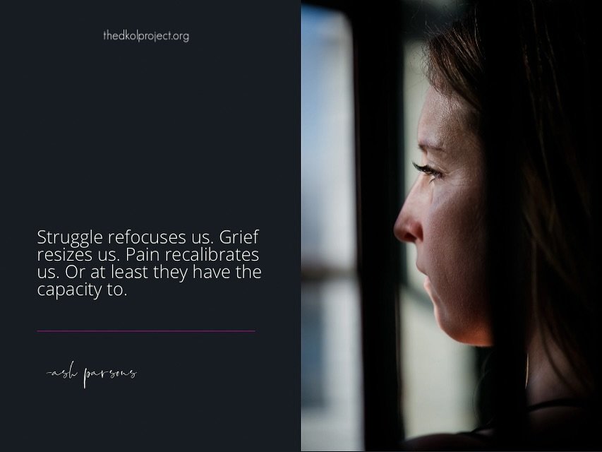 The desire to get free from a restraint is real. The need to avoid and resist an attack is encompassing. The obvious void of the loss is unseen but felt so deeply. The pain has the ability to reset us. But when in crisis this all feels so unclear. It