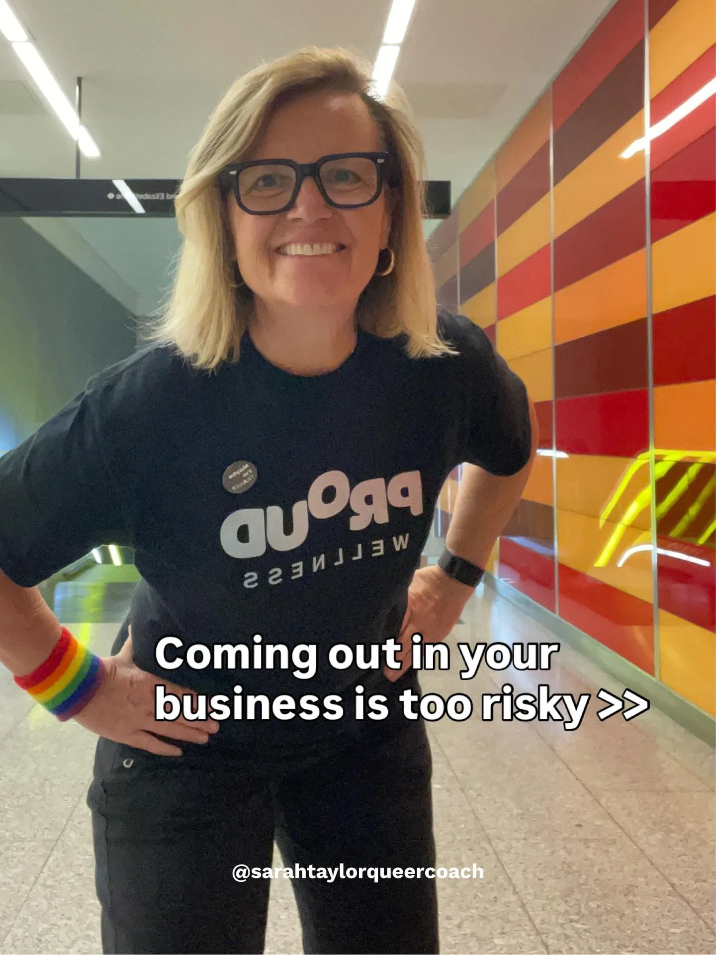 When I first started my coaching business, I kept my sexuality quiet. 🤐 

I told myself it was more &lsquo;professional&rsquo;... 

The truth?

I was afraid.

👀 Afraid of losing client relationships and communities I&rsquo;d worked so hard to build