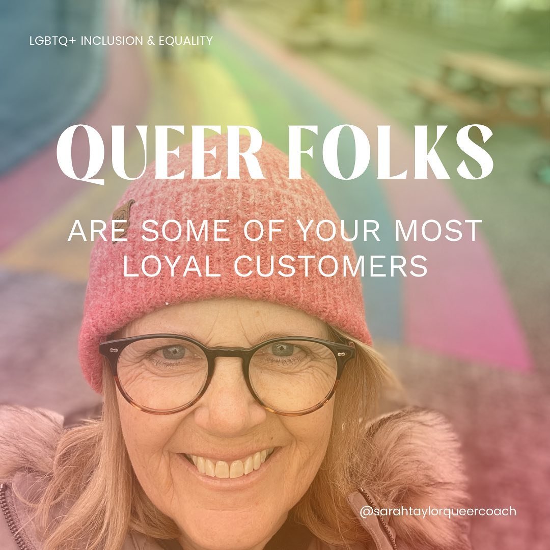 Do you know why queer people are some of your most loyal customers? 🙃

Because finding places where we feel accepted, welcome and free to be ourselves 💙 is hard.

If you&rsquo;re able to provide spaces and services that support us to do that, let m