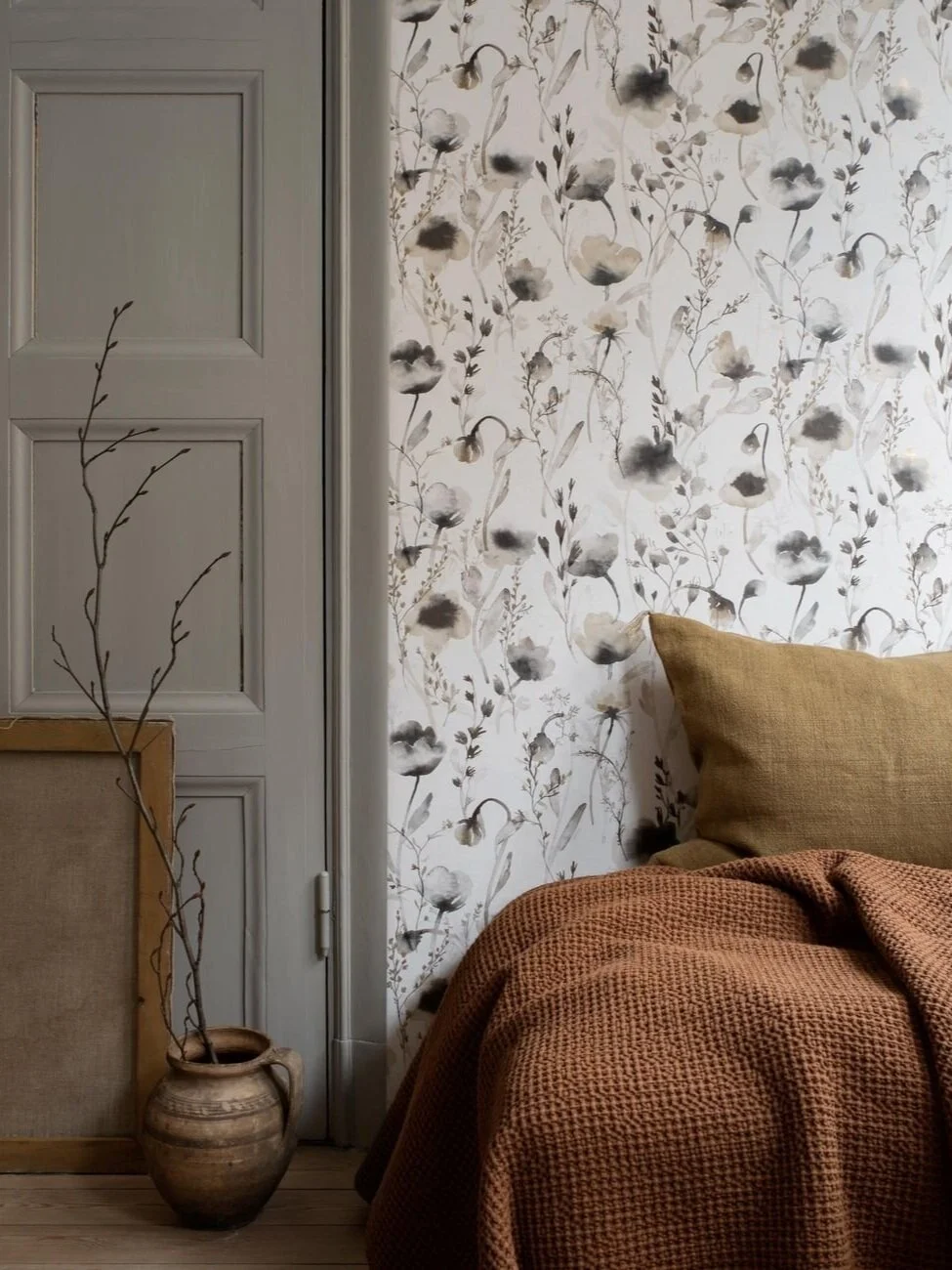 image: LULU &amp; GEORGIA WARM FLORAL WALLPAPER