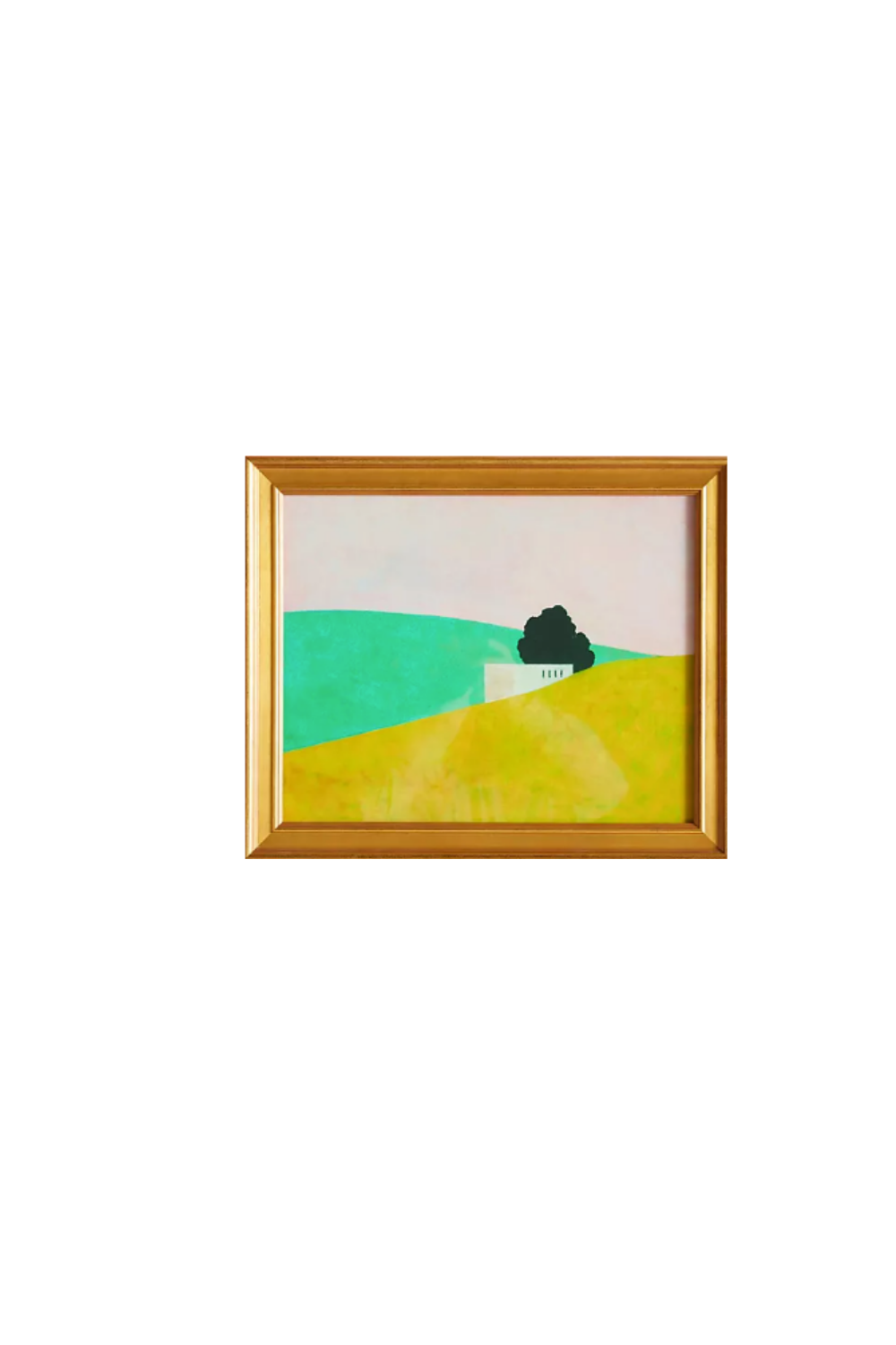 Yellow Hills - Small Framed Art  (Copy)