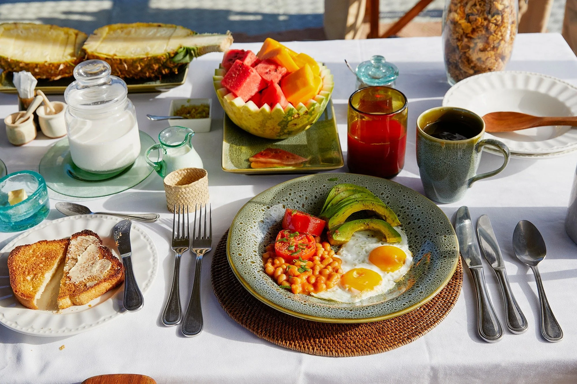 Wholesome, hearty and sustainable feasts even for breakfast at Laba Siwandu.

@labalabatravel