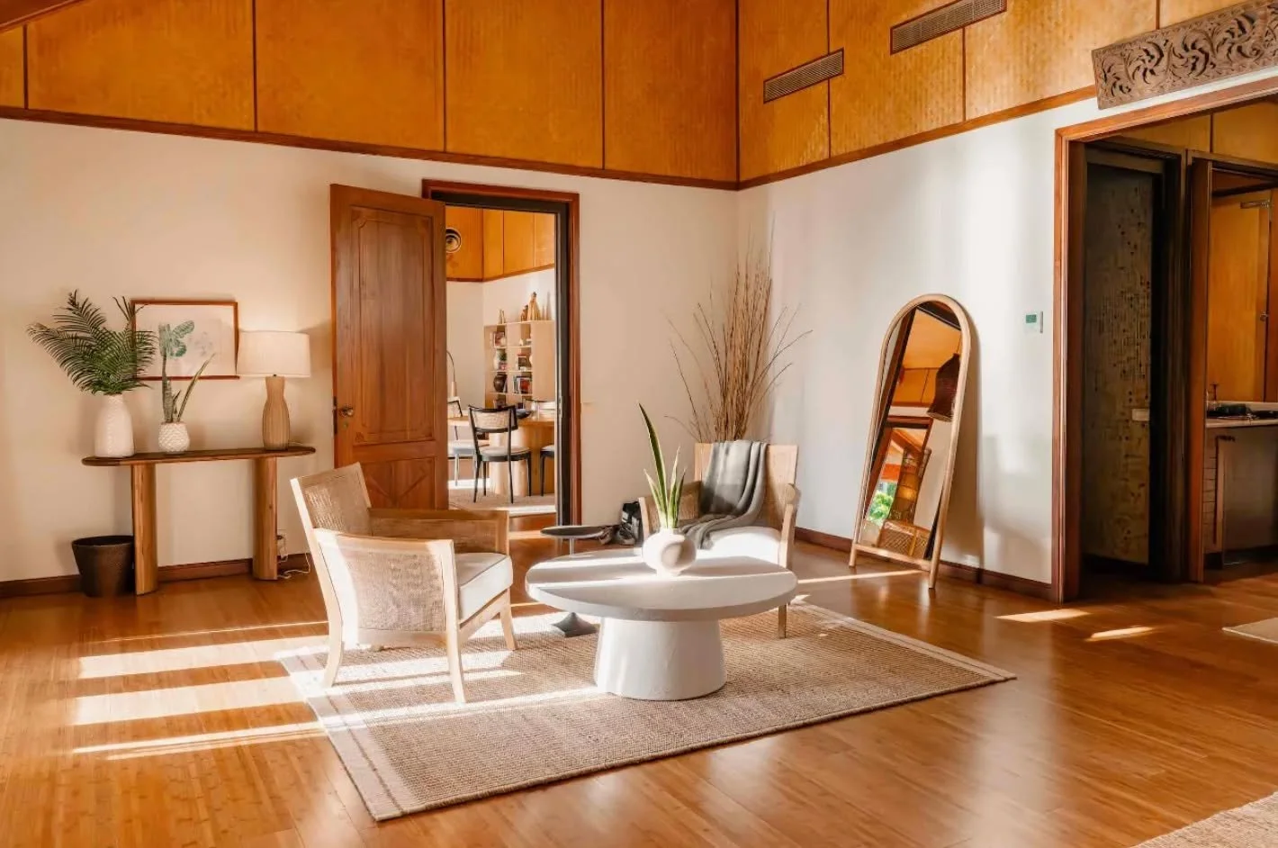 At Wakaya Private Island Resort &amp; Spa, the expansive Two Bedroom Oceanfront Suite with Spa known as Vale Levu boasts two master bedrooms with lavish en-suite and a private outdoor shower and plunge pool, with vast entertaining spaces and sweeping