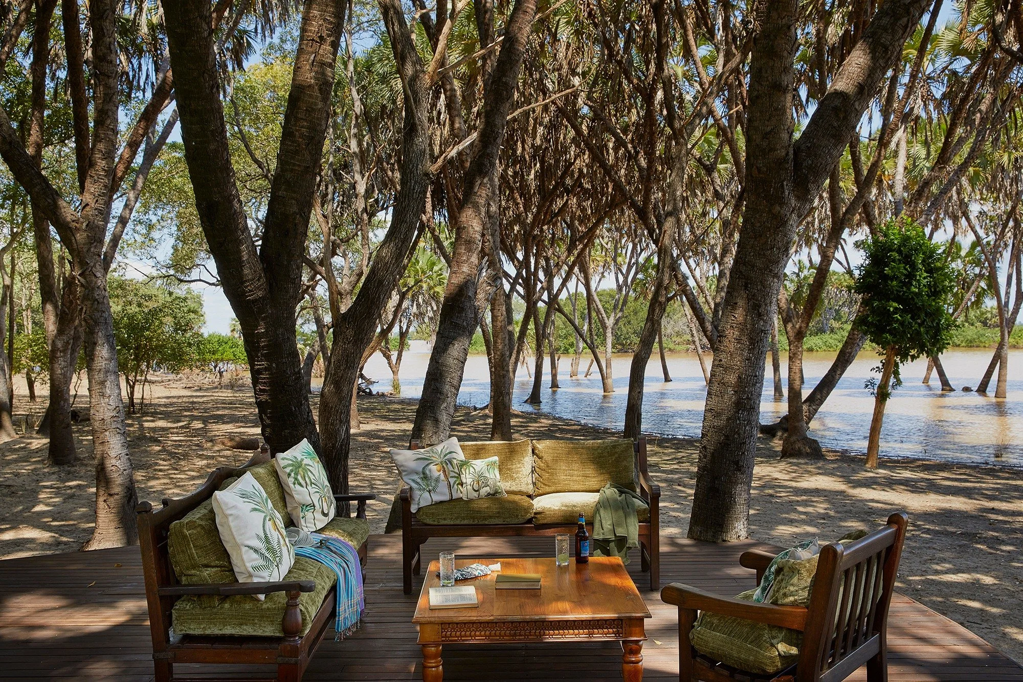Pondering over a cocktail at the Lakeside Lounge of Laba Siwandu which of traditional, land-based game drives, walking safaris and water-based safaris will be the most exciting tomorrow.

@labalabatravel