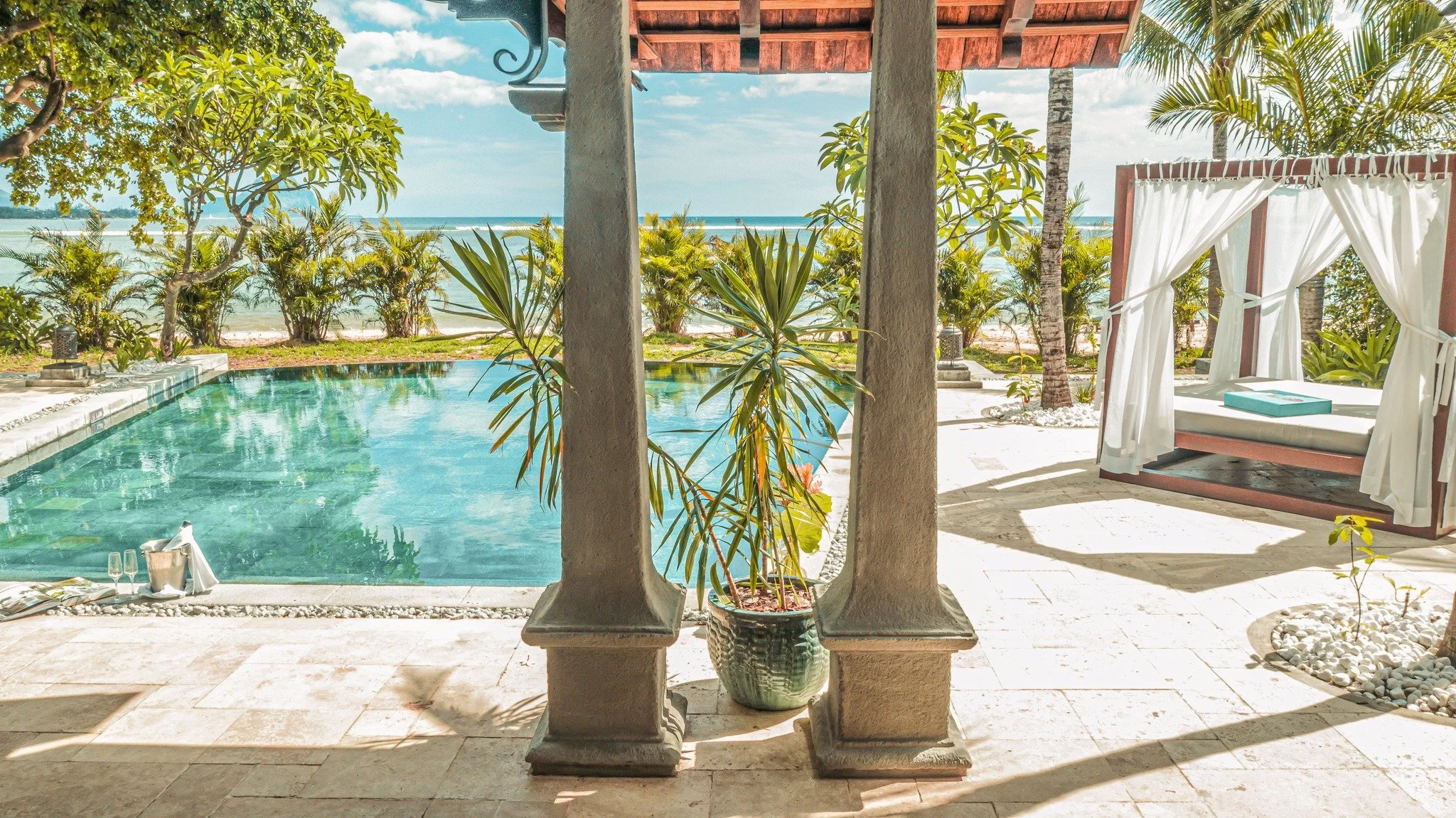 The Presidential Suite Pool Villas, at Maradiva Villas Resort &amp; Spa are regal and secluded, blending Indian heritage and contemporary design in the epitome of luxury, offering private heated pools, ocean panoramas and bespoke butler service for a