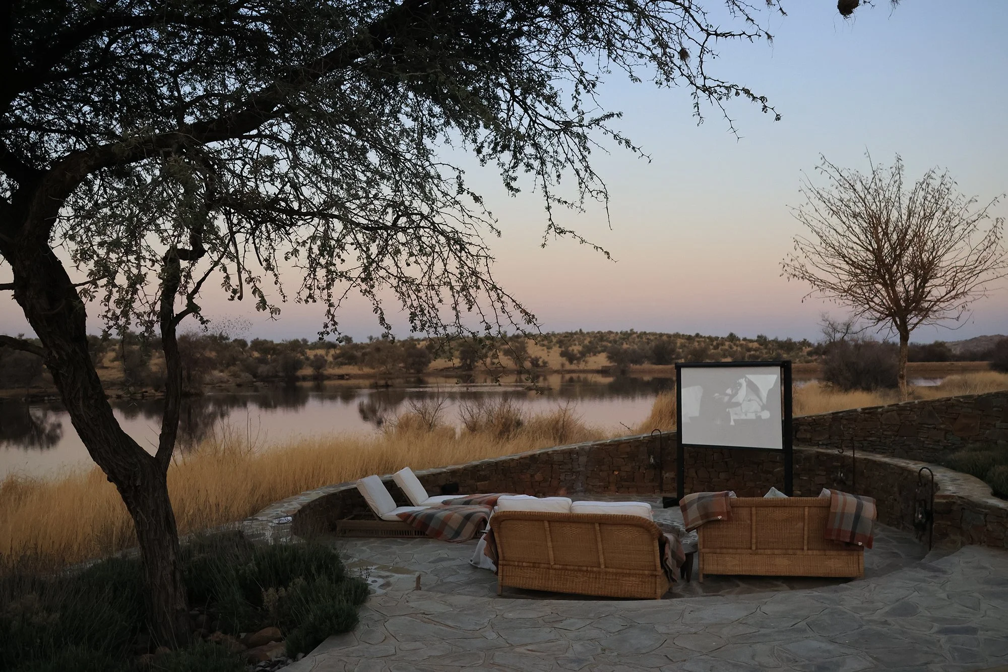 Movie nights under the stars at Waldeck Lodge Namibia.

@waldecknamibia Waldeck Namibia