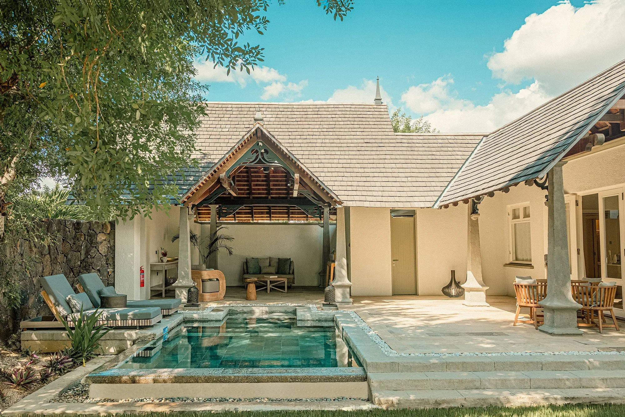 Beachfront luxury in a Suite Pool Villa at Maradiva Villas Resort &amp; Spa in Mauritius, with open views of the shimmering turquoise ocean and direct access to the beach.

@maradivavillas