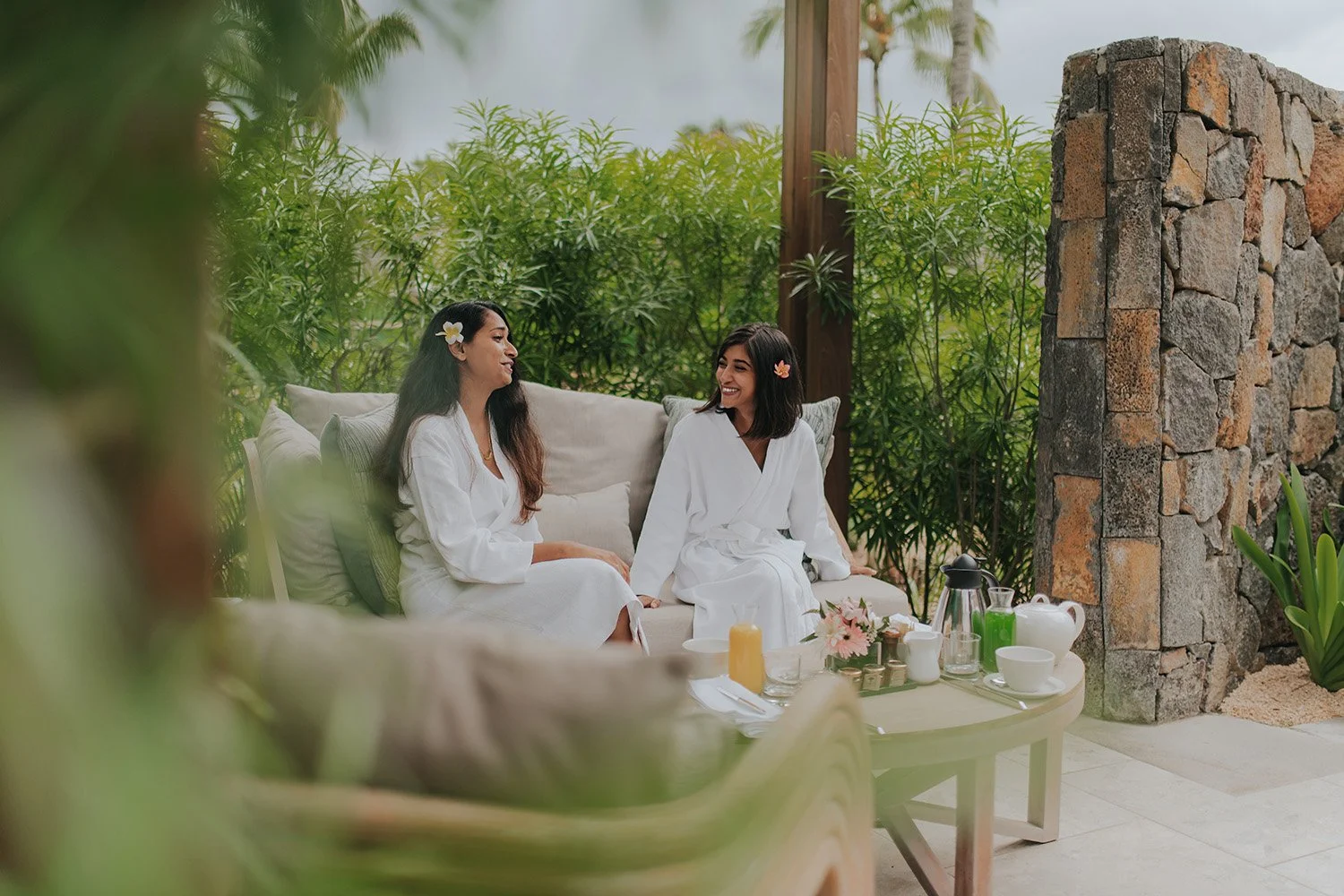 Pure comfort of an in-villa breakfast at Maradiva Villas Resort &amp; Spa in Mauritius -  a harmonious sanctuary of indulgence and refinement. 

@maradivavillas