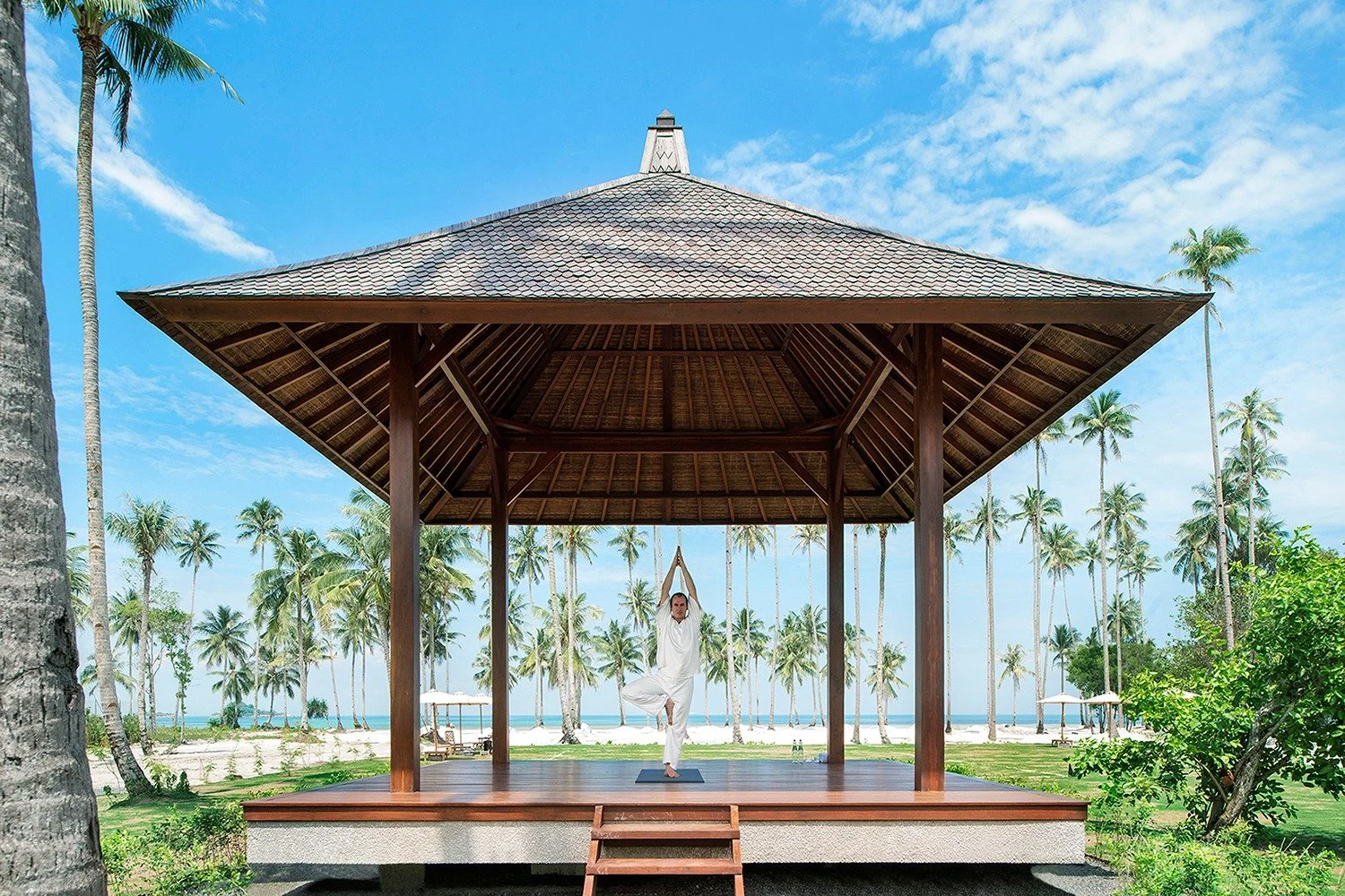 Find your balance at the Yoga Pavilion at The Sanchaya, a serene sanctuary designed for relaxation, mindfulness, and renewal.

@thesanchaya