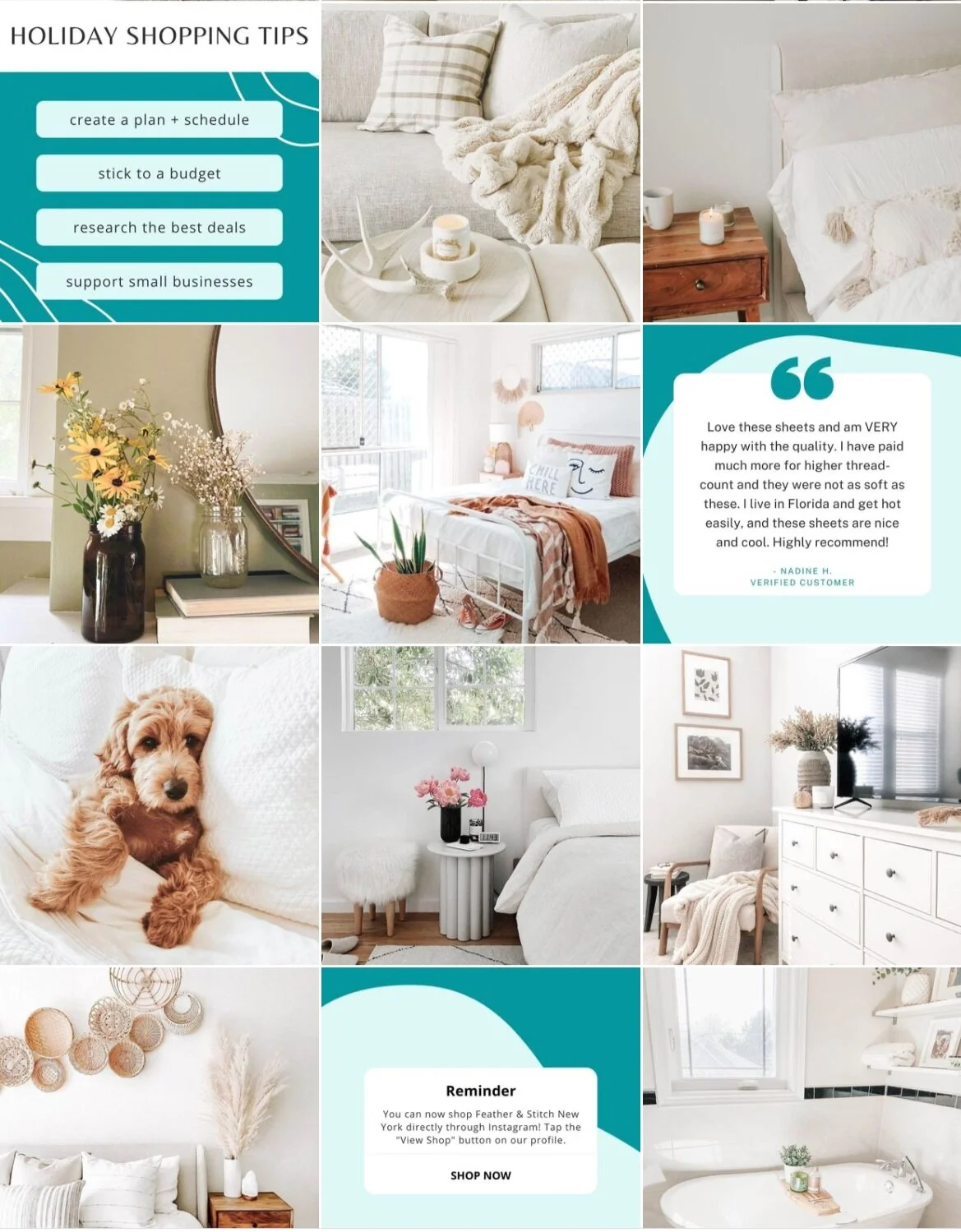AN EXAMPLE OF THE INSTAGRAM FEED.