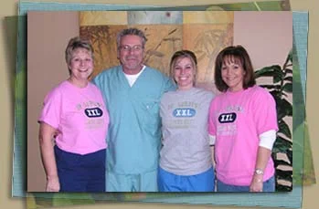 Linda, CA; Dr. Surtin, DC; Brie, Smithey; Gina, Office Manager