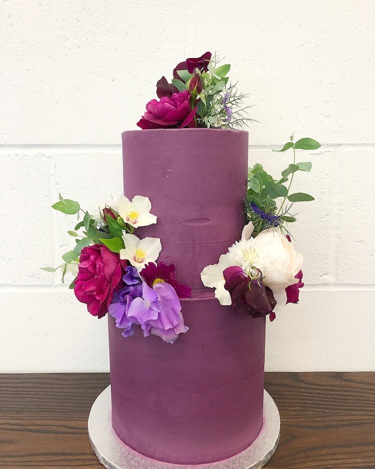 Purple Wedding Cake Oh My Cakery.jpg