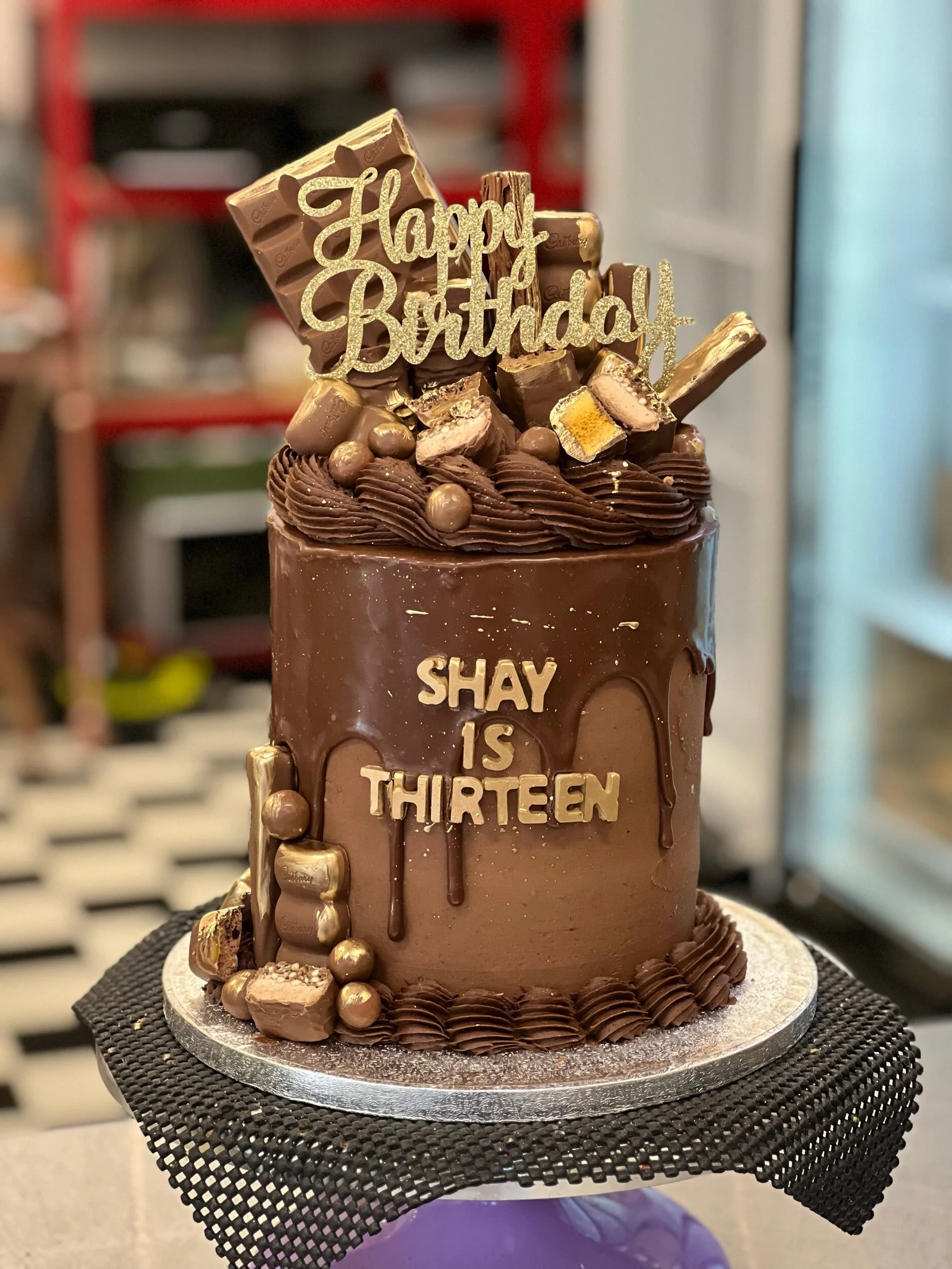 CHOCOLATE EVERYTHING CAKE