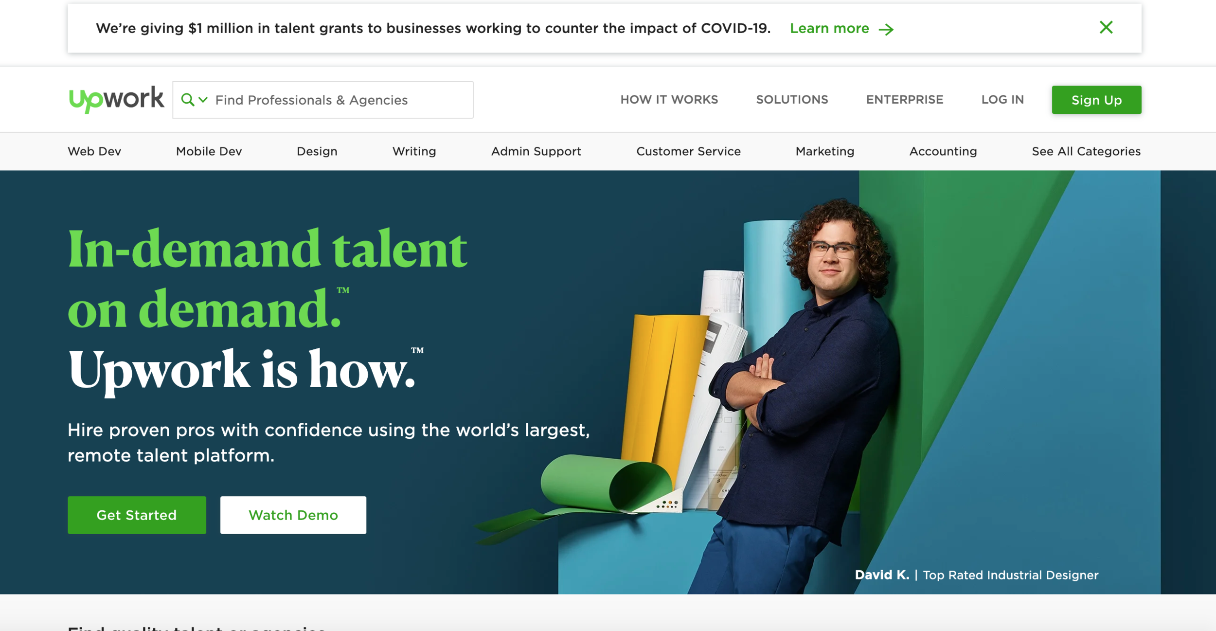 Upwork: Corporate Communications