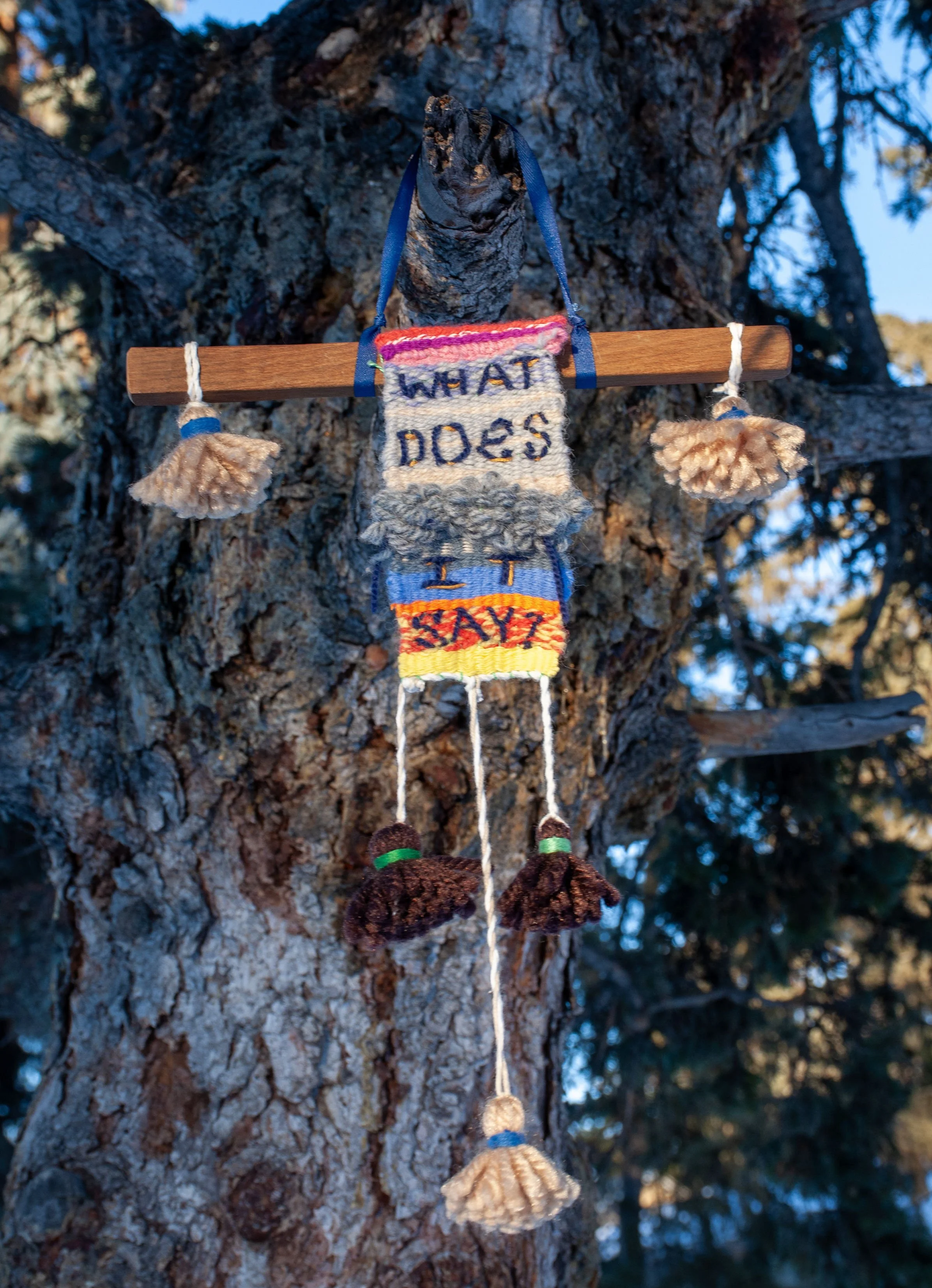 WHAT DOES IT SAY (for Blair), 2025