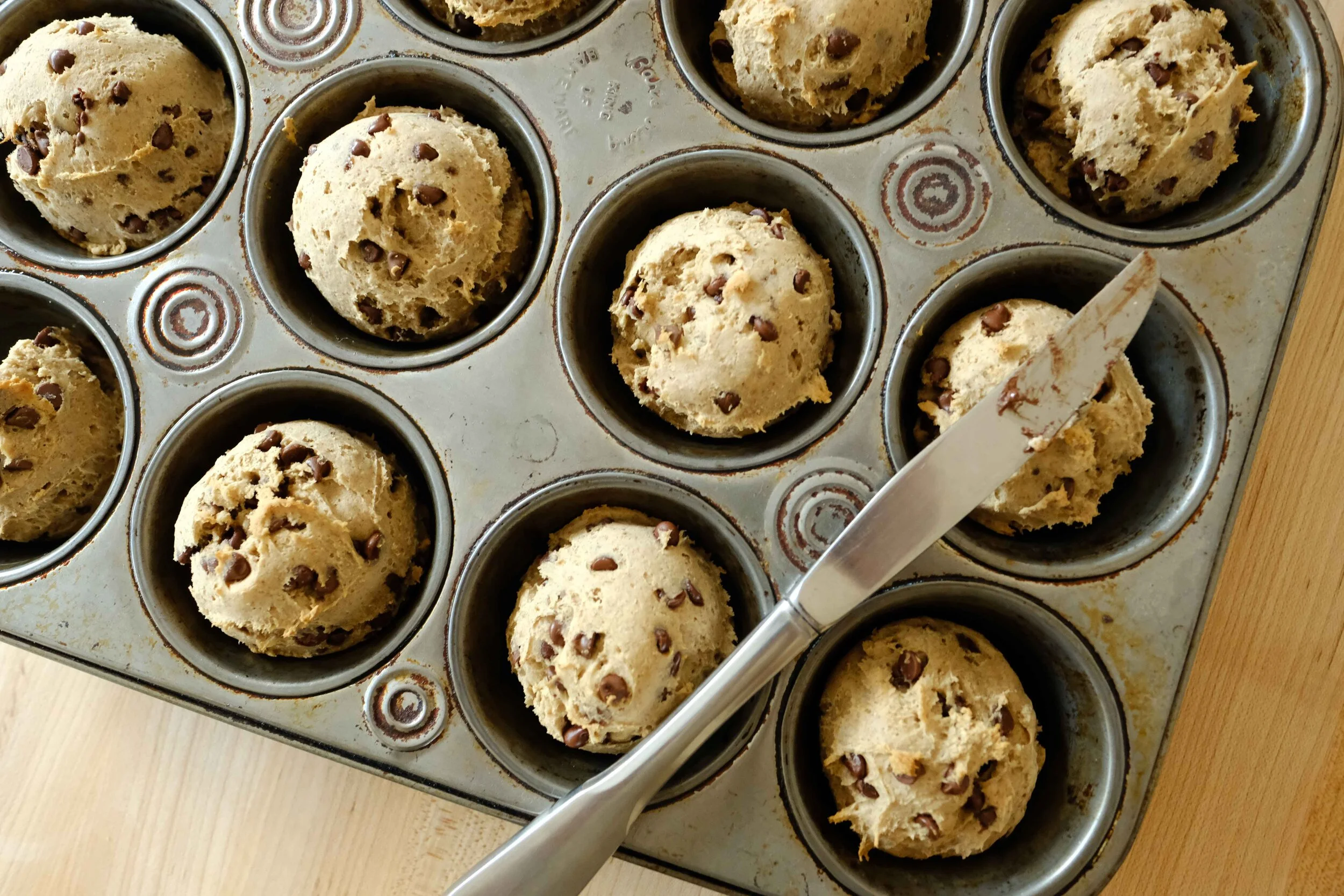 Gluten Free Banana Chocolate Power Muffins