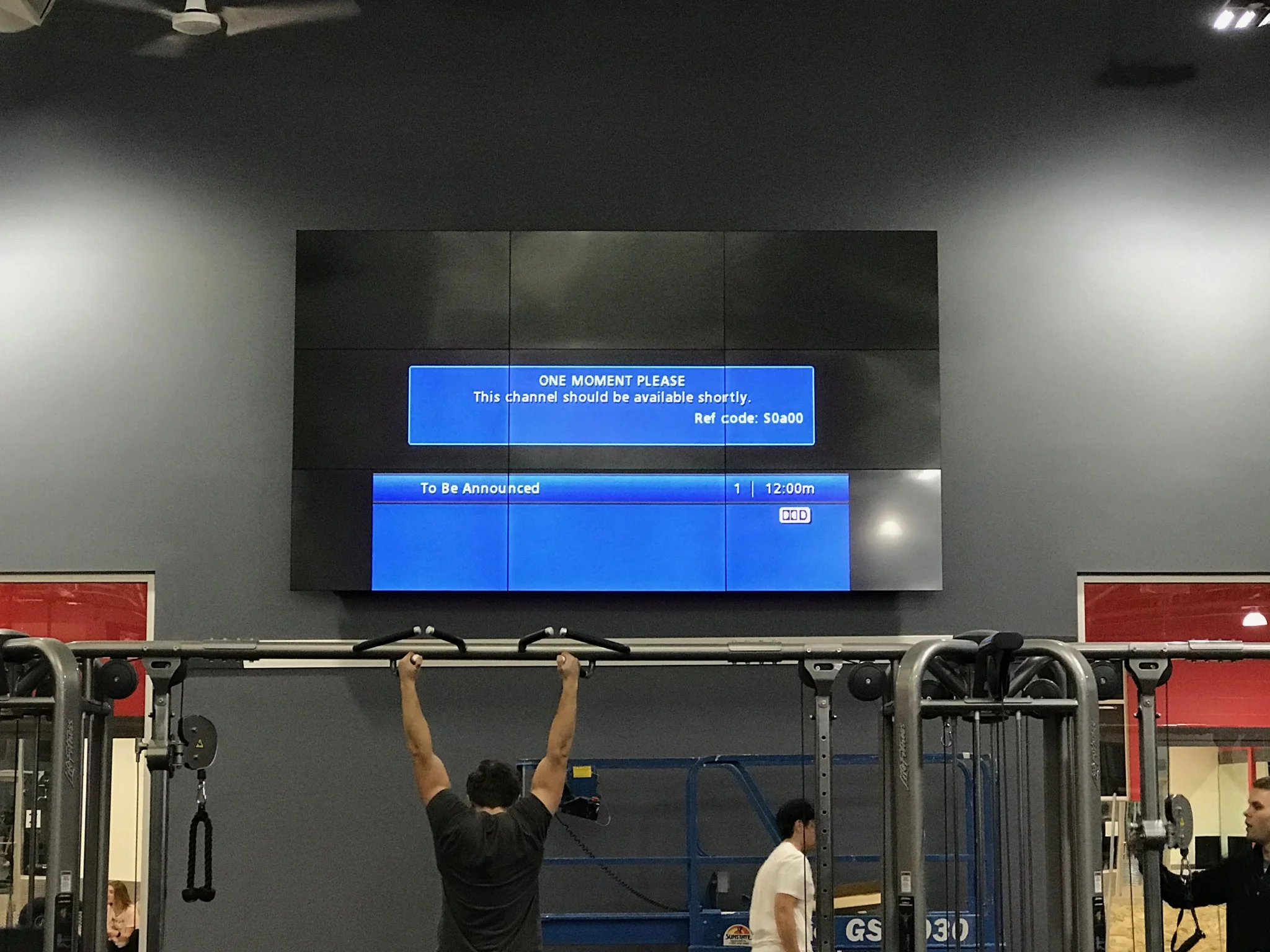  Video wall at VASA Fitness in Orem, Utah. 