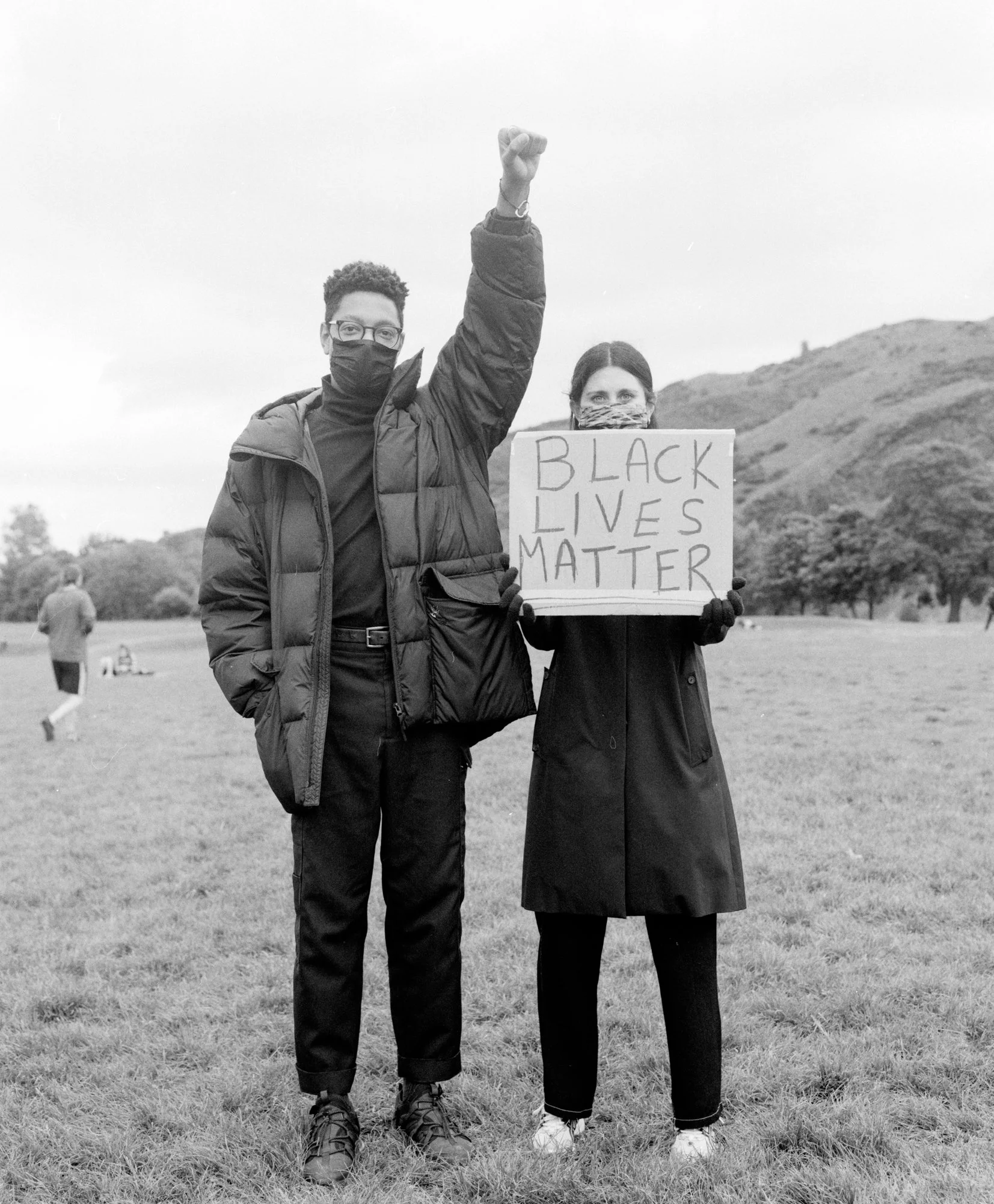 Matteo Crawford Analogue Photography Portrait BLM Protest.jpg