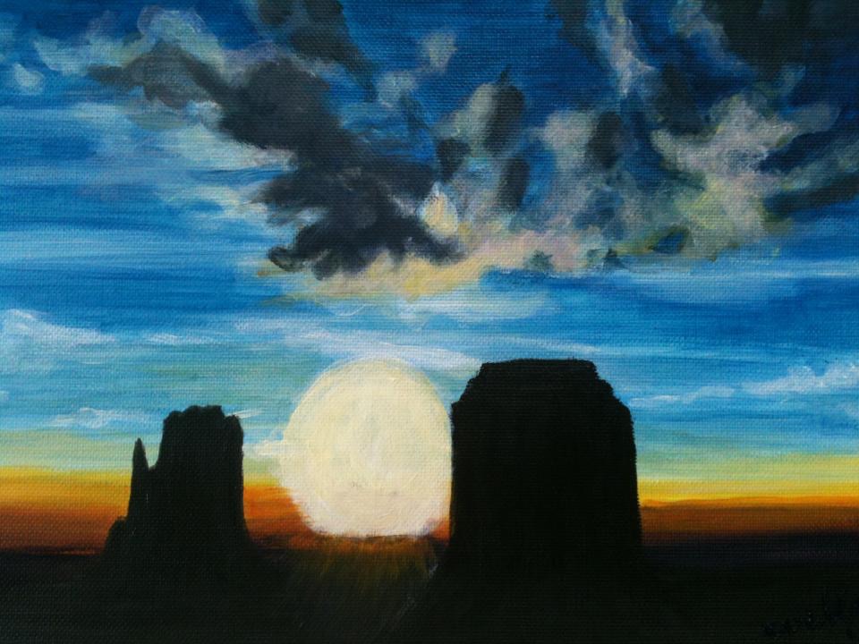 “Sunrise Monument Valley” sold