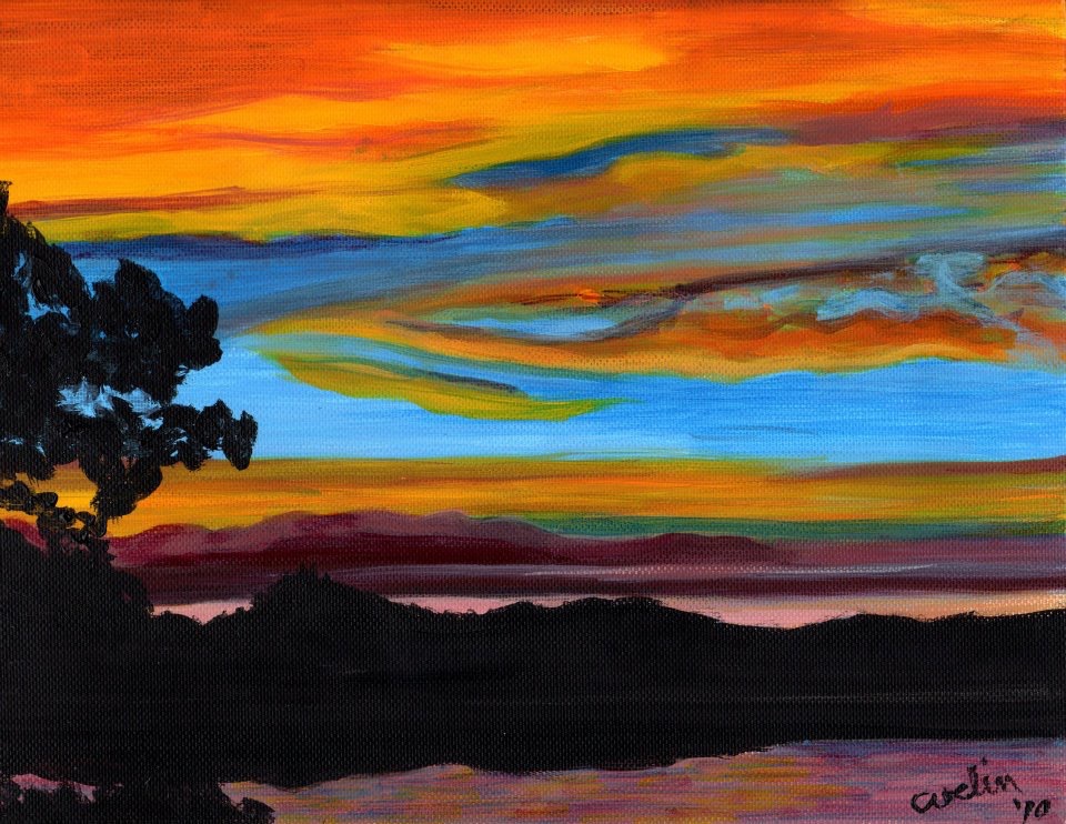 “Sunset Clear Lake 2” sold