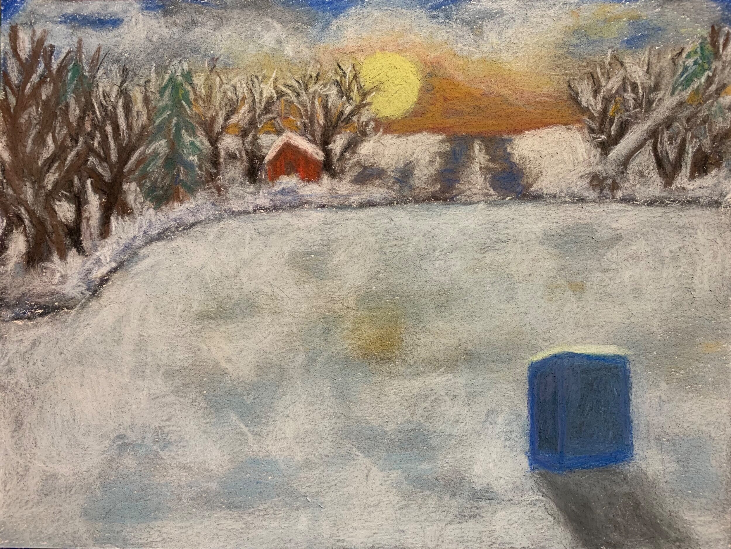 “Winter sundown” 