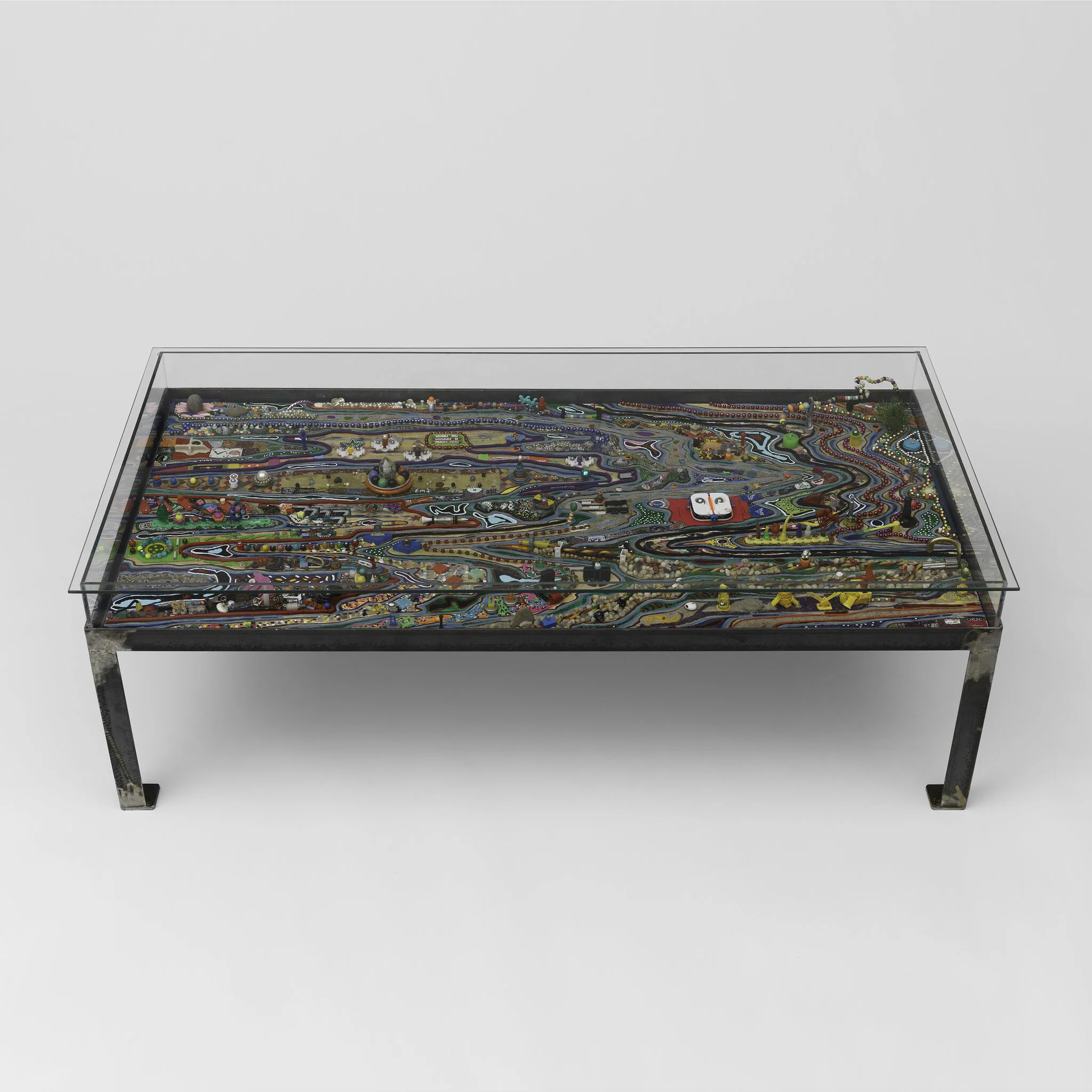 Coffee Table - “This Is Where I Live Now”  *This exact table not Available for Purchase but a similar table can be commissioned by the Artist