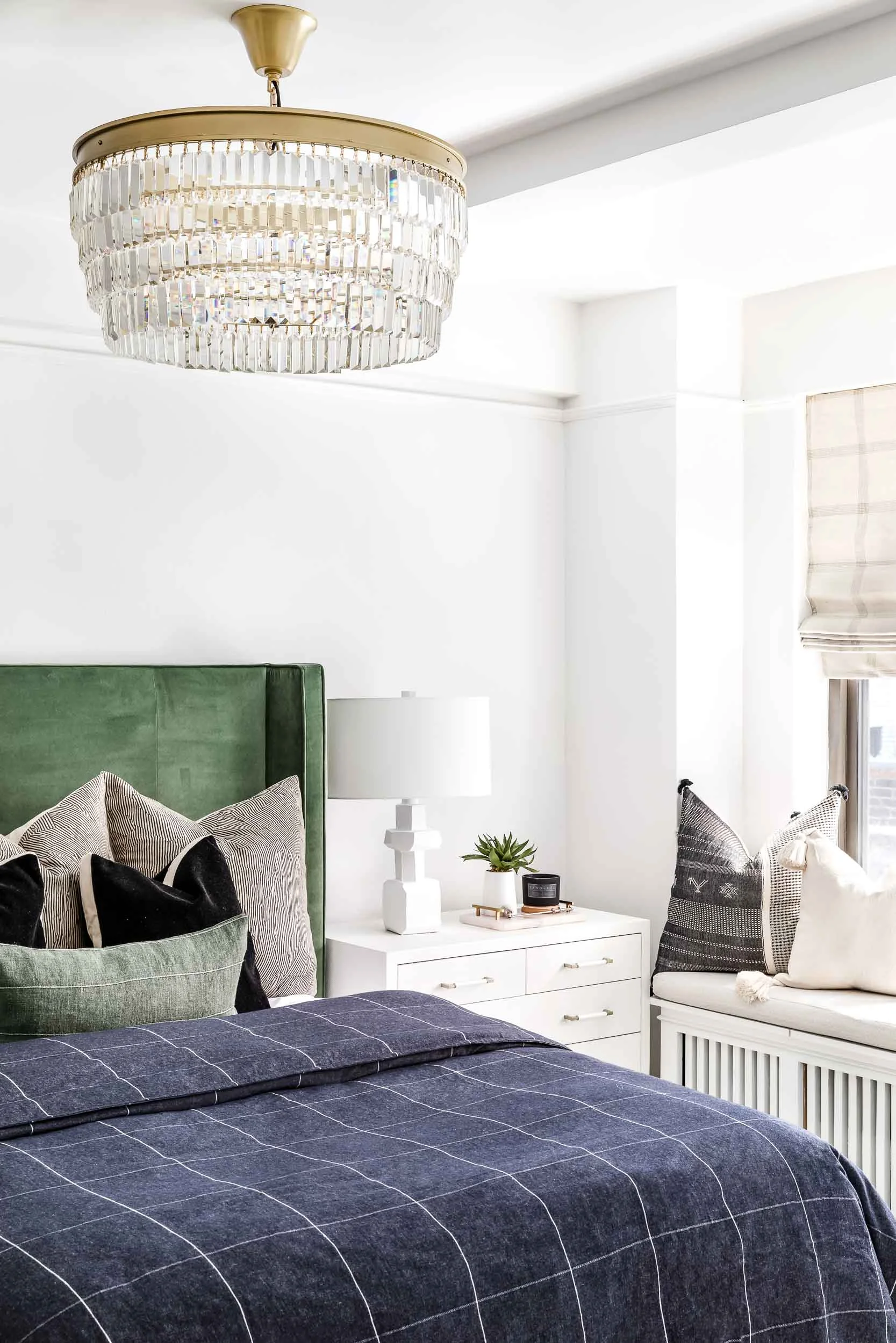 Interior design photography of an New York City bedroom