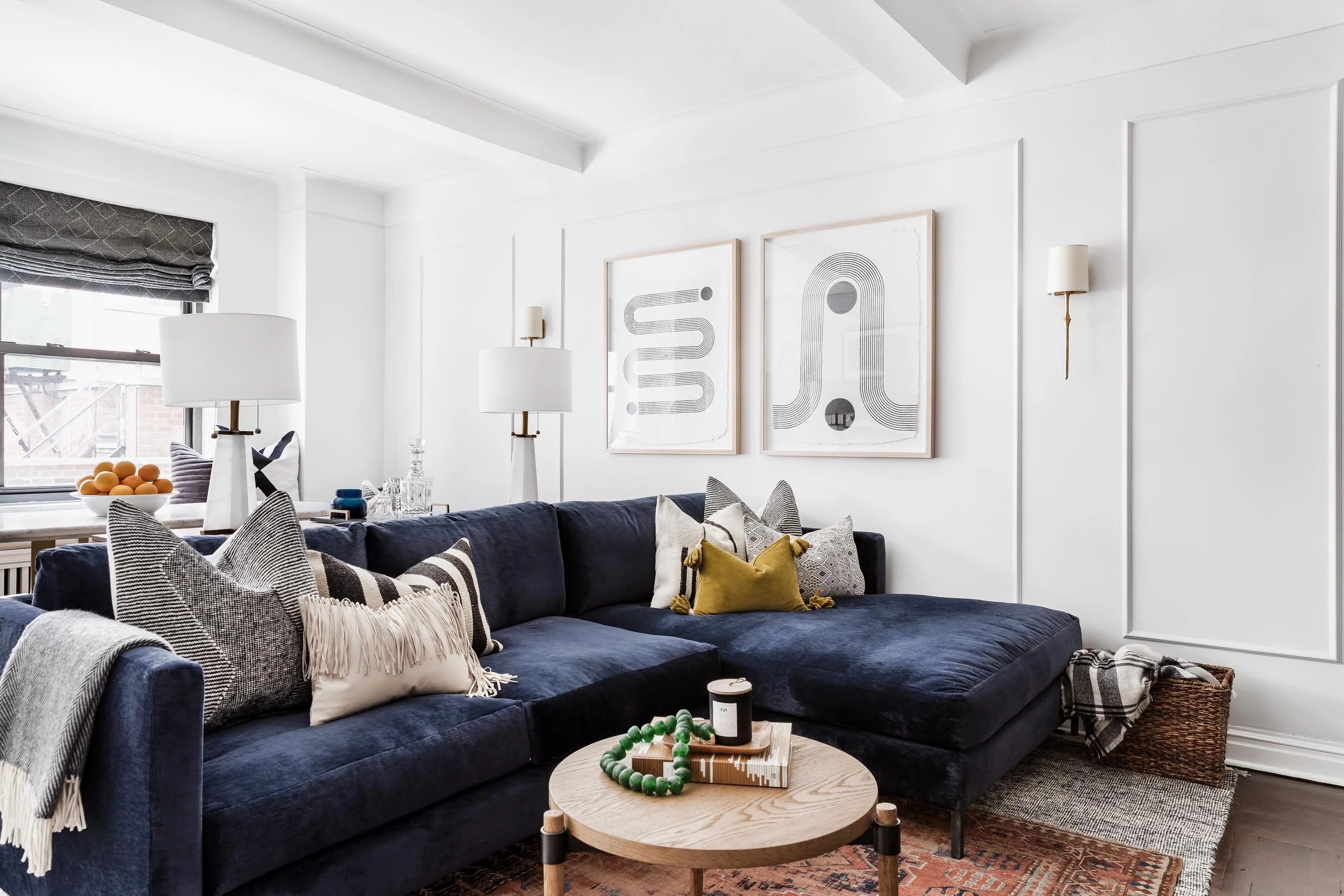 Interior design photography of a New York City Apartment.