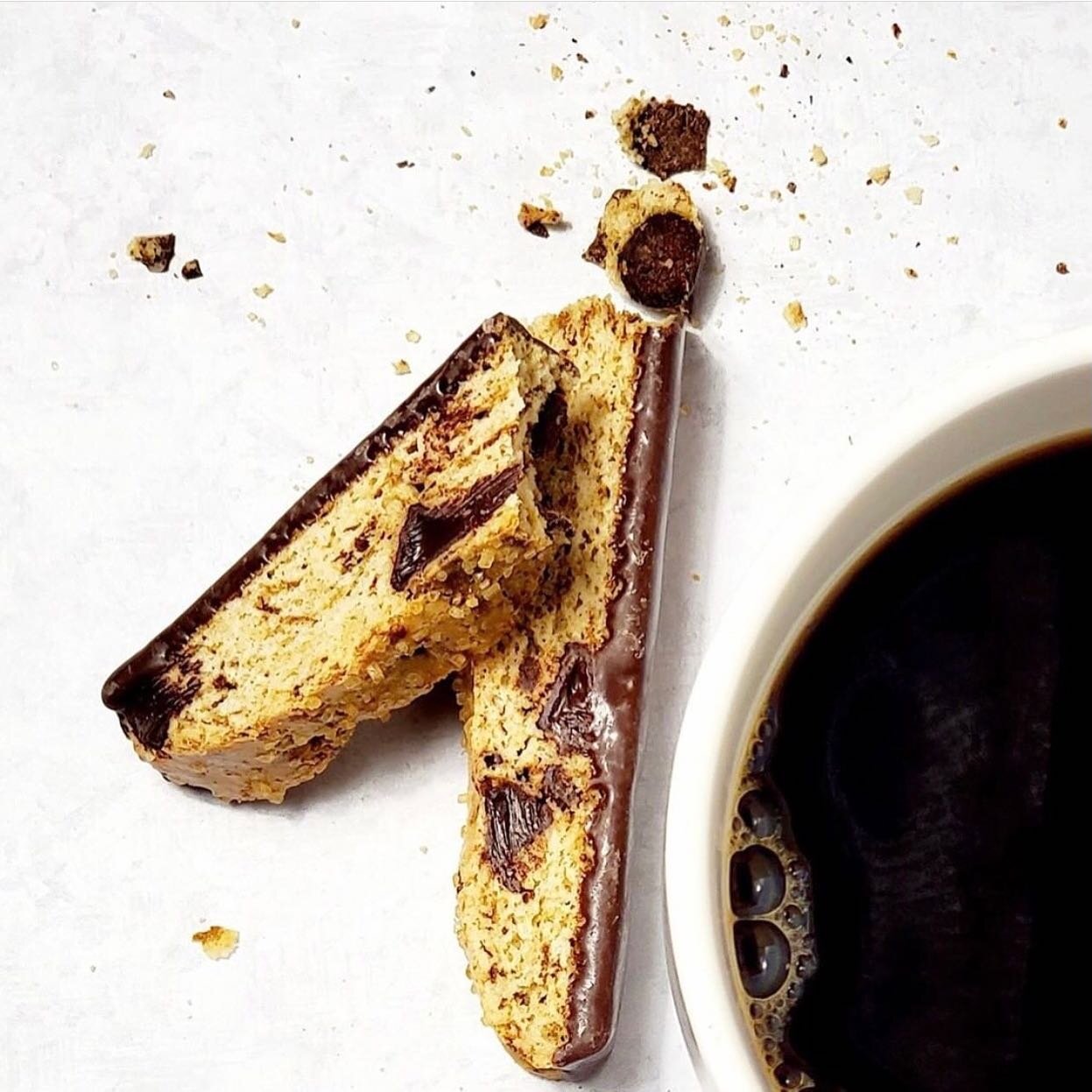 Two Giveaways! (12/2)
1.  Today, one lucky customer from our drive-thru location will be selected for a gift basket of a dozen, delectable biscotti from Sophia @blackbottombiscotti &mdash;a $36 value. 
⠀⠀⠀⠀⠀⠀⠀⠀⠀
Just visit our shop at 14450 Meadows B