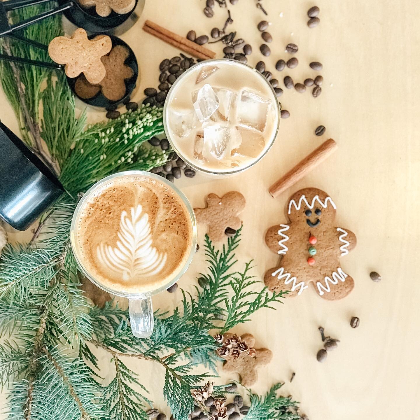 Don&rsquo;t let the 60 degree weather fool you, it&rsquo;s time for the winter drink menu!

&mdash;Gingerbread Latte
&mdash;Peppermint White Mocha
&mdash;Eggnog Latte (available at the drive-thru now and all other shop the week of Christmas)
&mdash;S