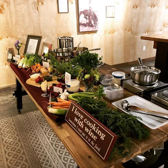 Woven Wine Works Wine Club Cooking Class!