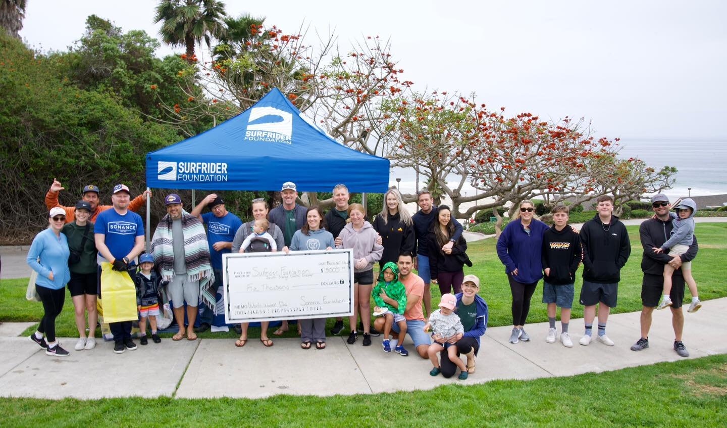 In honor of #WorldWaterDay Sonance Foundation partnered up with @surfridersoc to hold a beach clean up! Saturday, March 26th, the two groups came together to clean up our local beaches. Tasty food was provided by @the.real.empanada in San Clemente, a