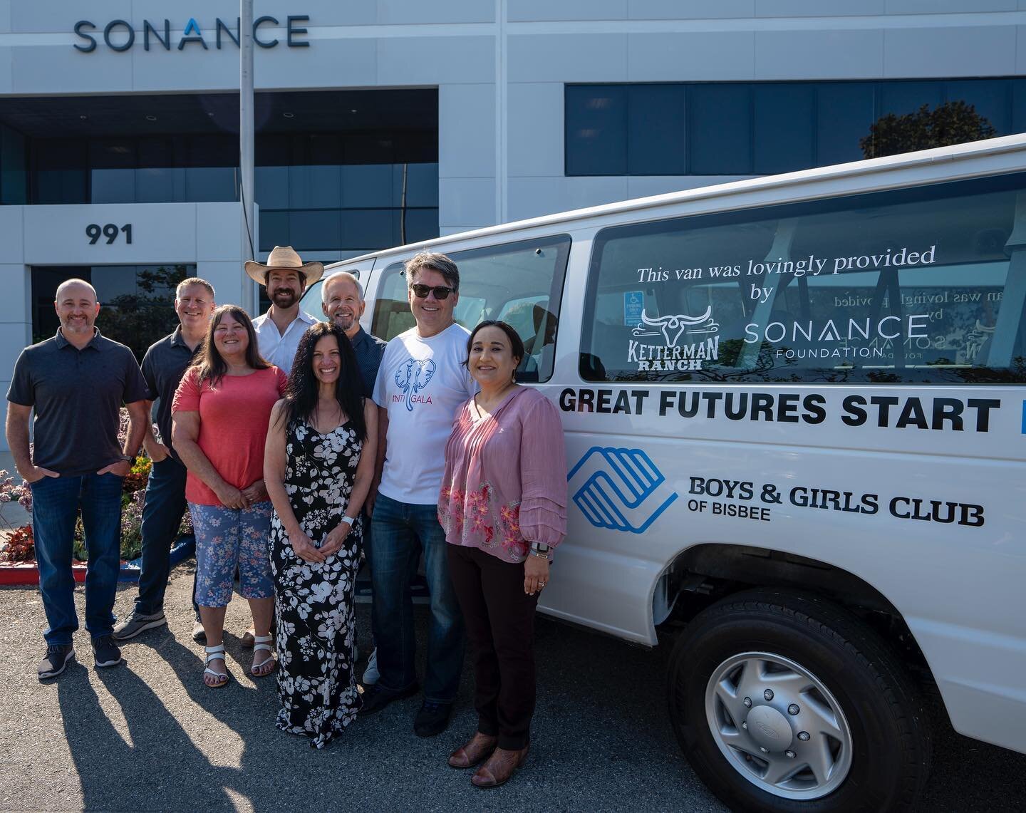 With generous donations from Scott Struthers, Rainbow Sandals Foundation, &amp; Ketterman Ranch, and with the help of Byron Roth and STRUT President Tommy Gaut, the Sonance Foundation sourced two 12 passenger vans for the Boys and Girls Club of Bisbe