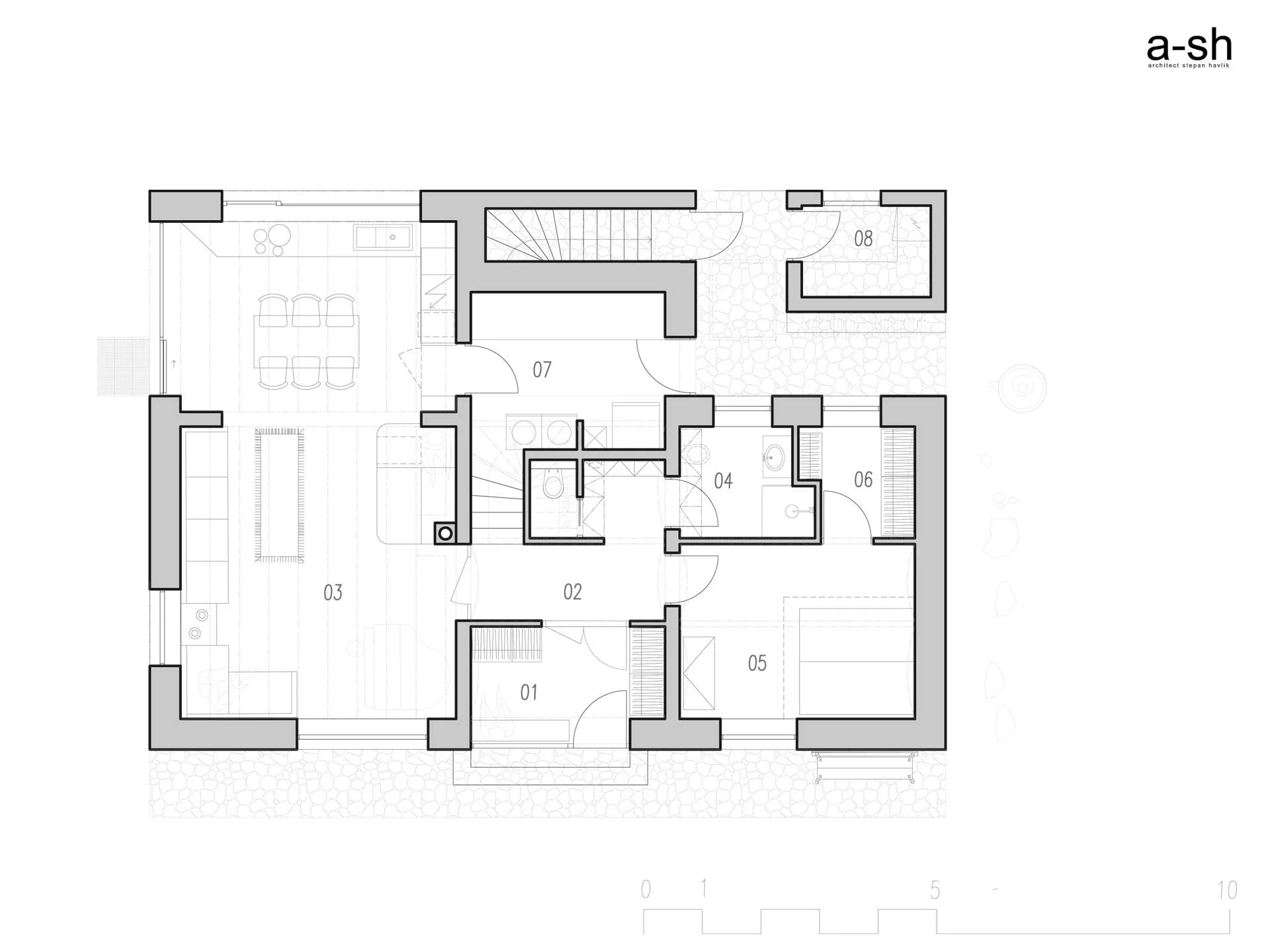 půdorys přízemí 