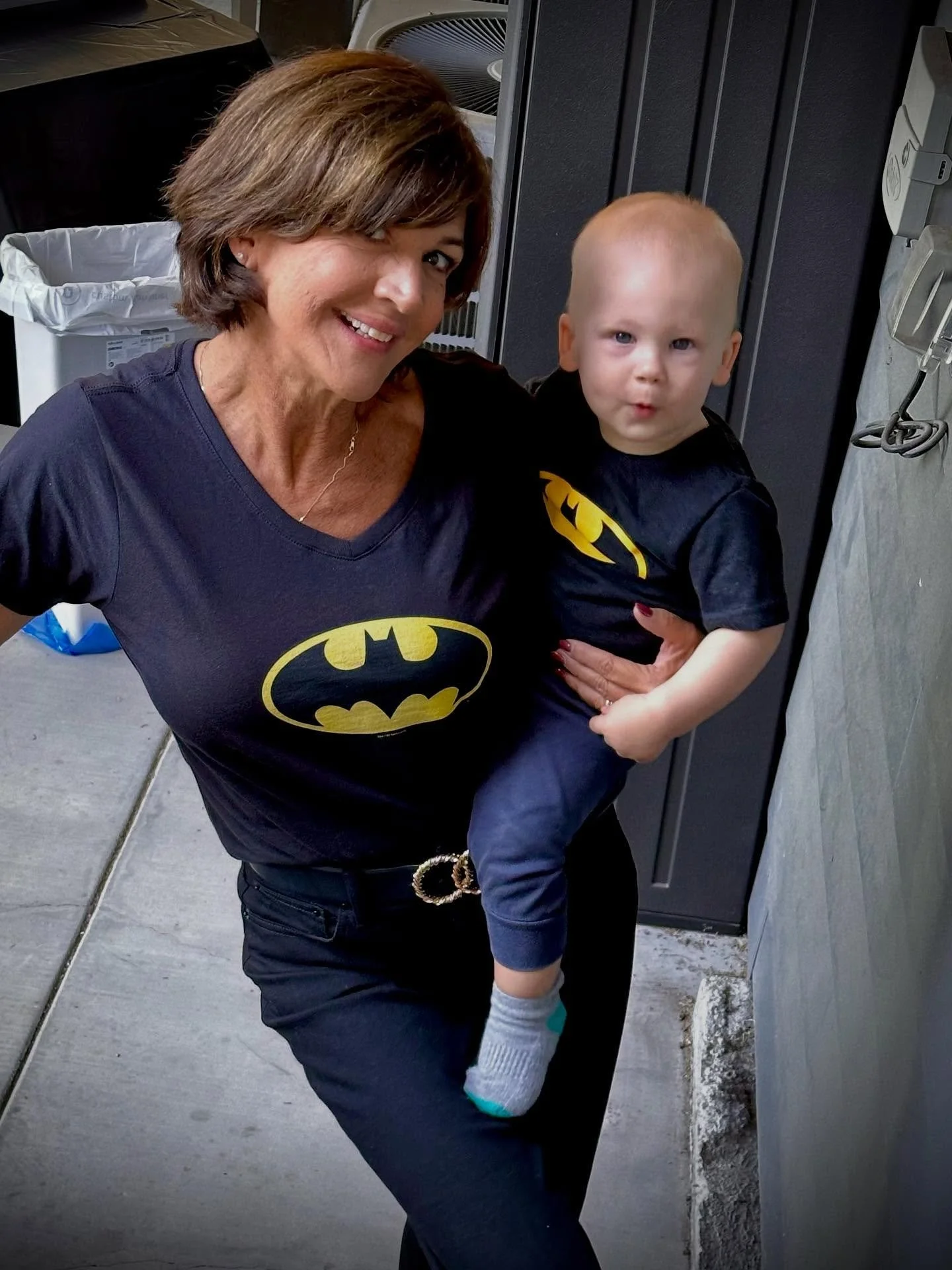 My grandson Wolfgang- a.k.a Wolfie- turned 1 last week. He had a Batman themed party. Of course he has no idea who Batman is, but his dad, my son, continues to be obsessed with Batman. So who was the party really for? Anyway…little Batman&rsqu