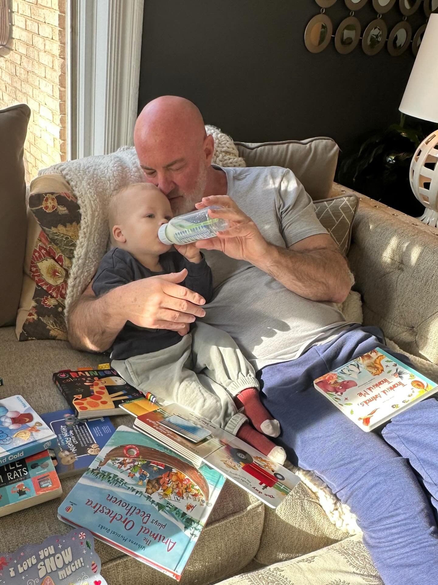 It is wonderful having our grandson visit us during this holiday season.