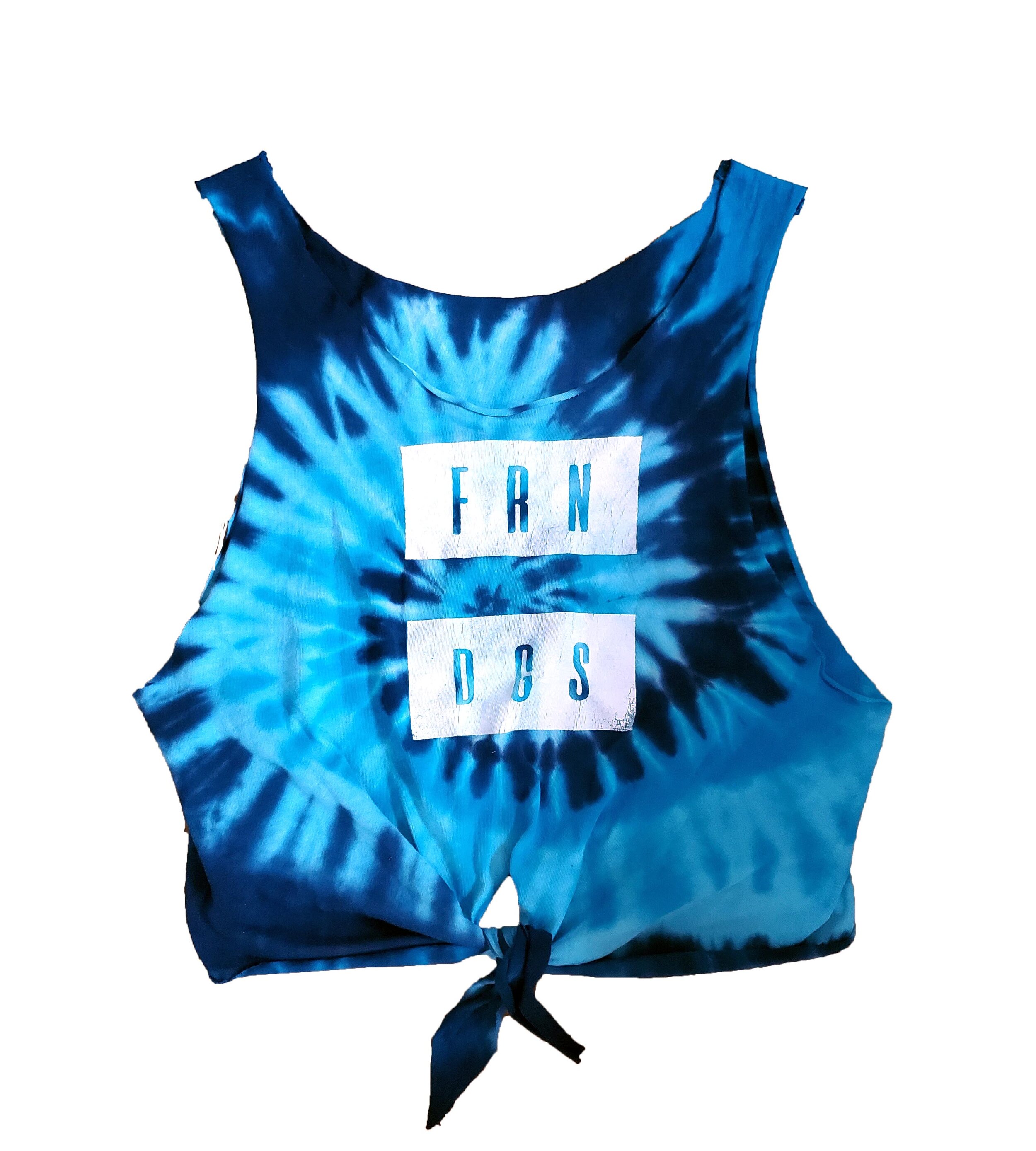 Hand Cut Front Tie Crop 