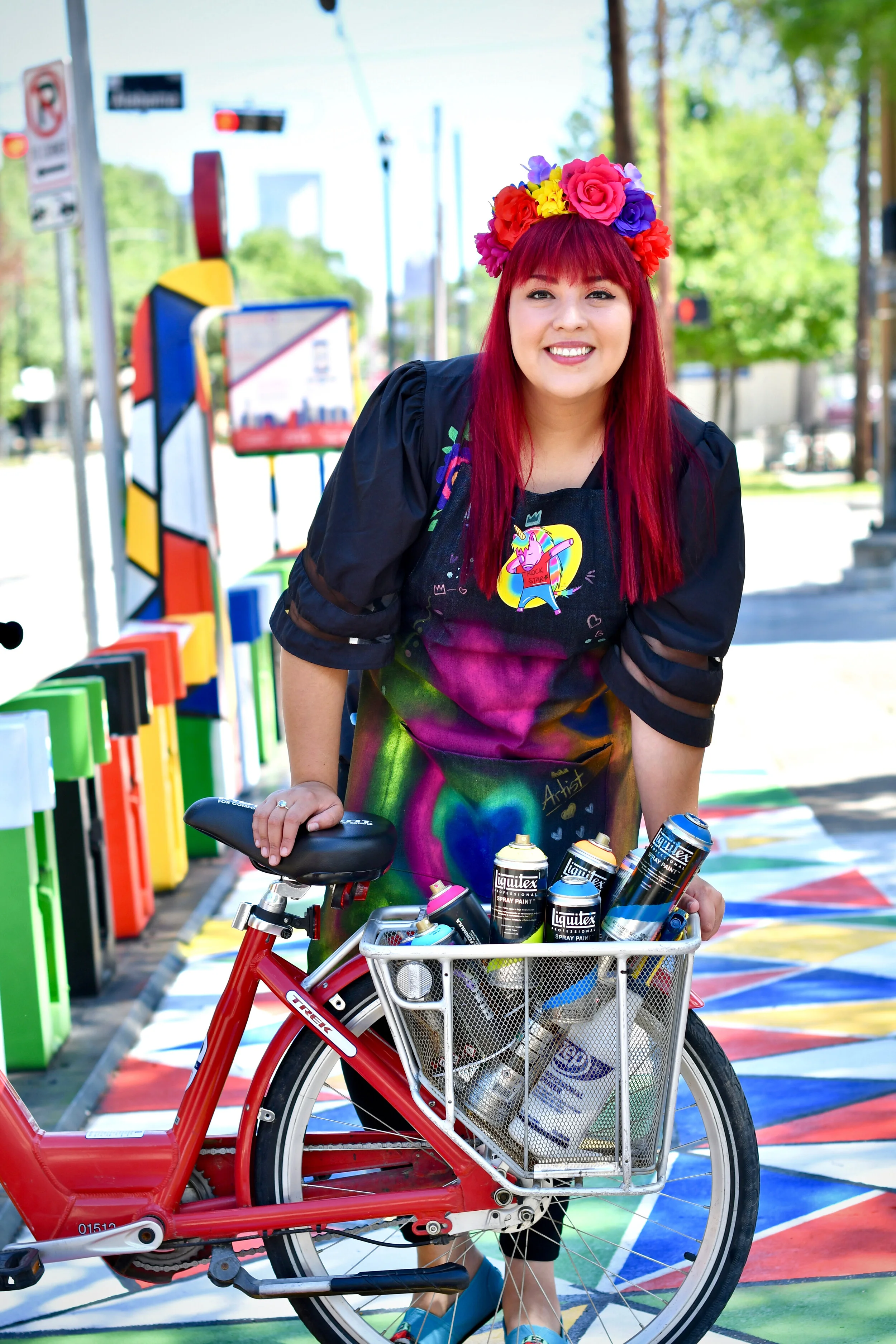 Clever Midtown art crawl/bike tour showcases colorful female rising stars