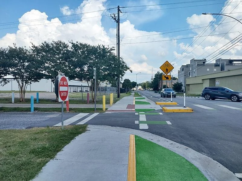 Third Ward Can Boast New Polk Street Bike Lane