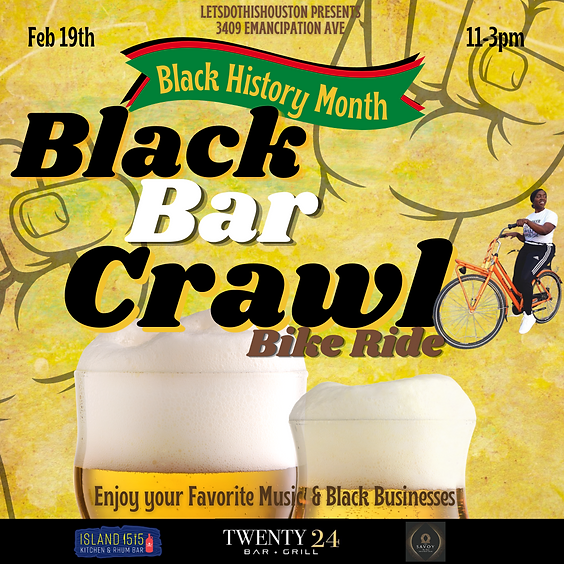 Black Bar Crawl Bike Ride