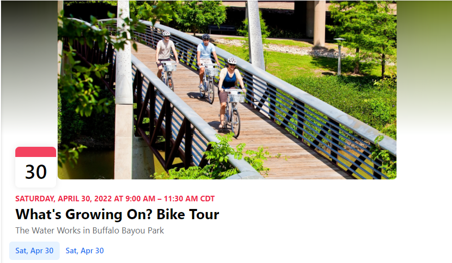 What's Growing On? Bike Tour