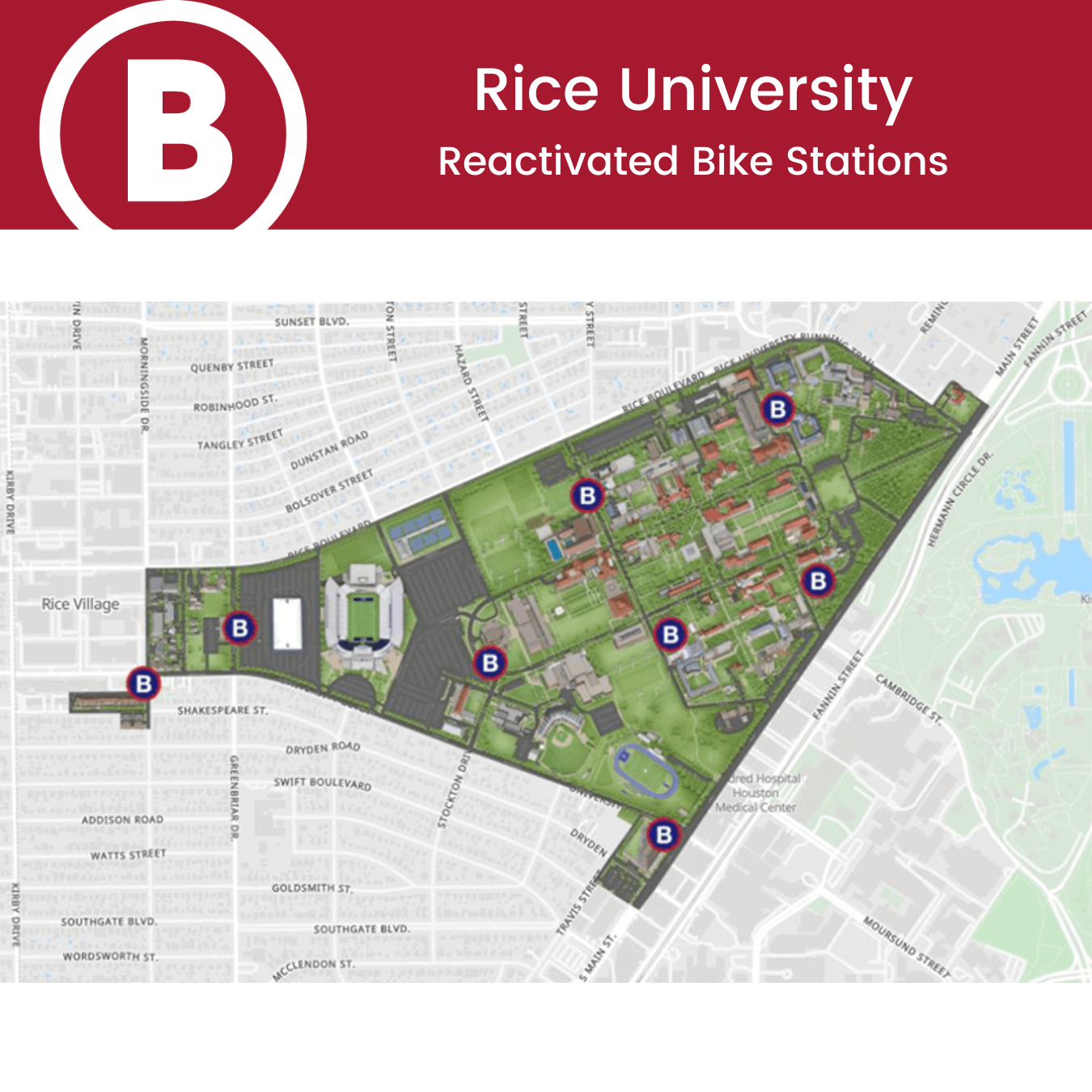 Houston BCycle, facing shutdown, lowers prices and reactivates some stations