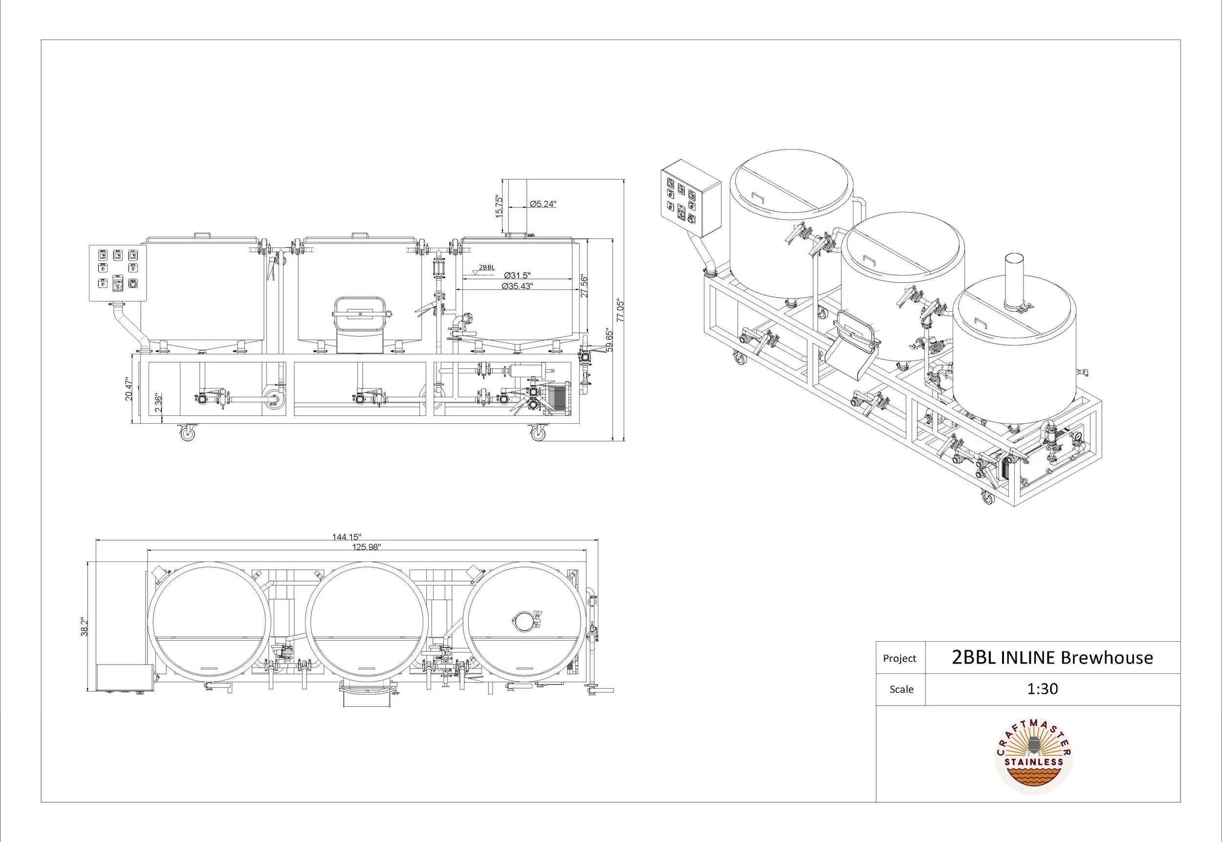 2BBL Game Changer Nano Brewhouse System