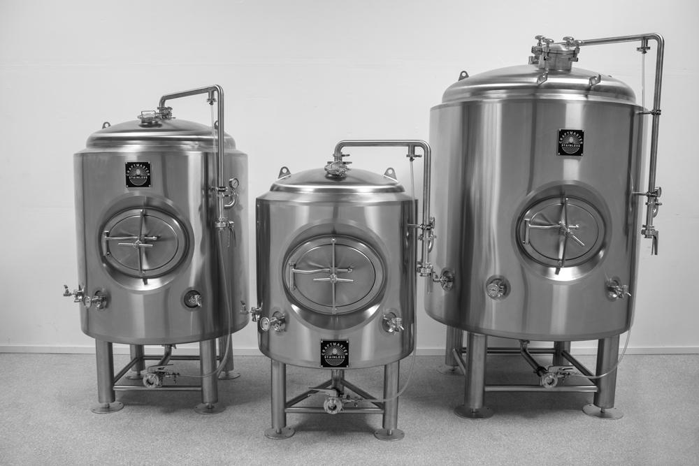 Stainless Steel, Jacketed Sloped Bottom Tank