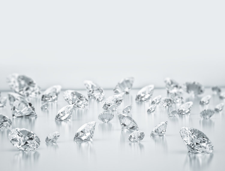 Keep in mind that though these diamonds have been cultivated, they are in no way faux.