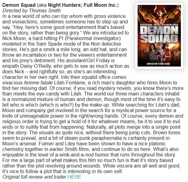 Favorite 2019 Films: Demon Squad