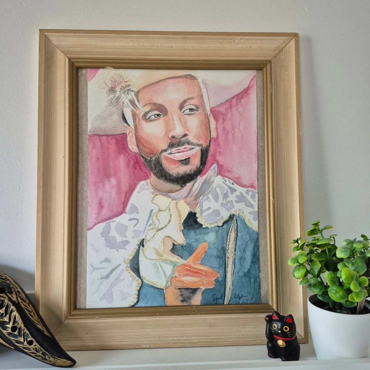 When your talented friend surprises you with the most beautiful gift 😭💕 I'm so humbled and honoured. Thank you, @sigridalgestenmusik, for letting me see myself through your eyes, and for helping me see beauty in all things around us. I will treasur