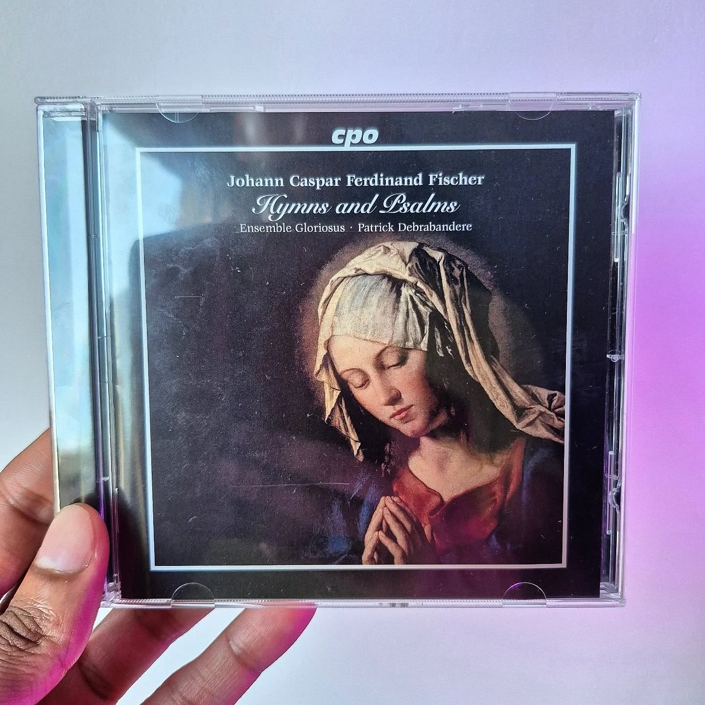 It's here! @ensemblegloriosus' debut CD: Hymns and Psalms by Johann Caspar Ferdinand Fischer. Grateful and proud to have been a part of this beautiful project. 
.
Get your physical copy via the ensemble's website, digitally via PrestoMusic, or listen