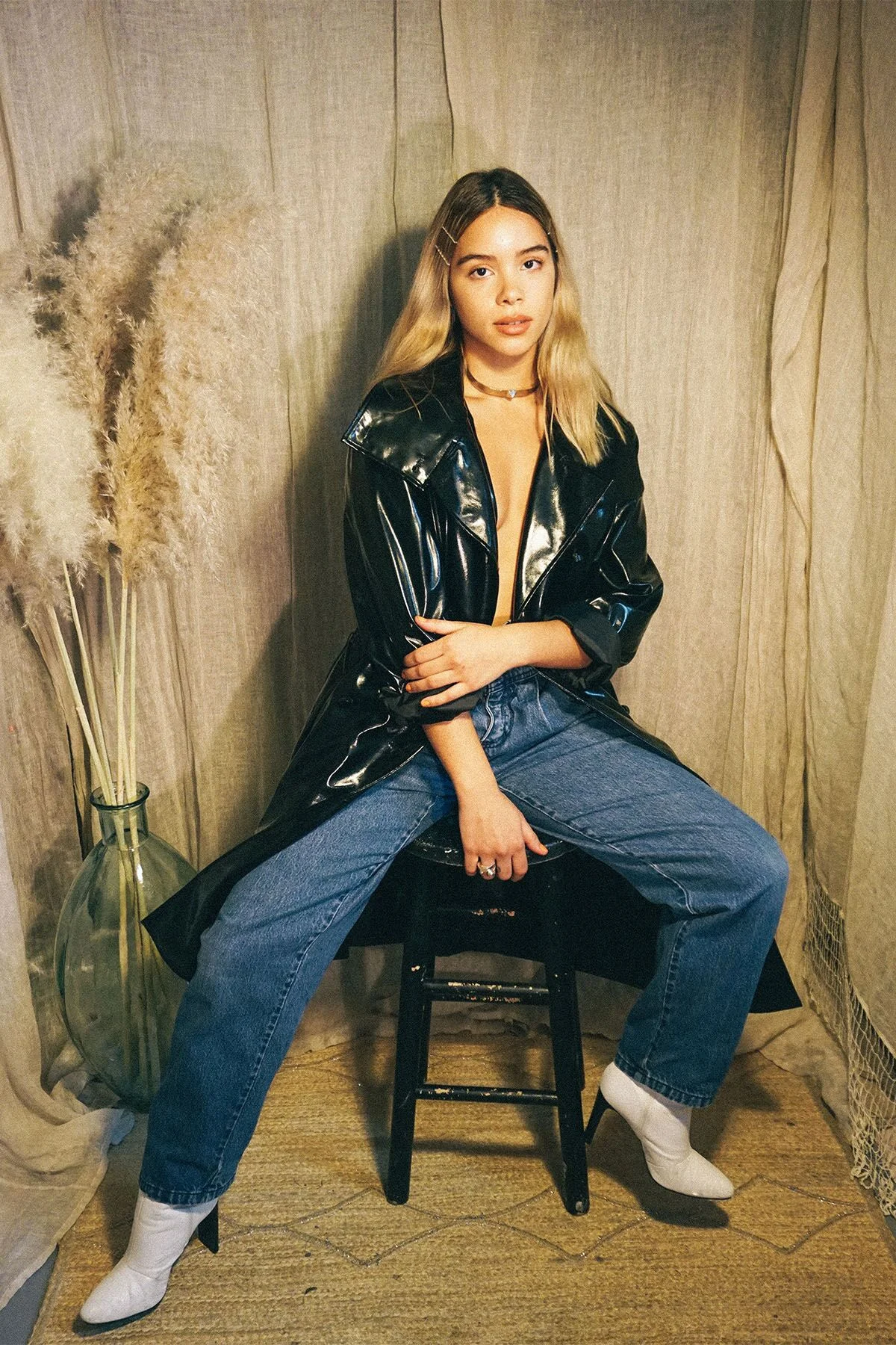 Jacket: Modishriot, Jewelry: Nina Rios