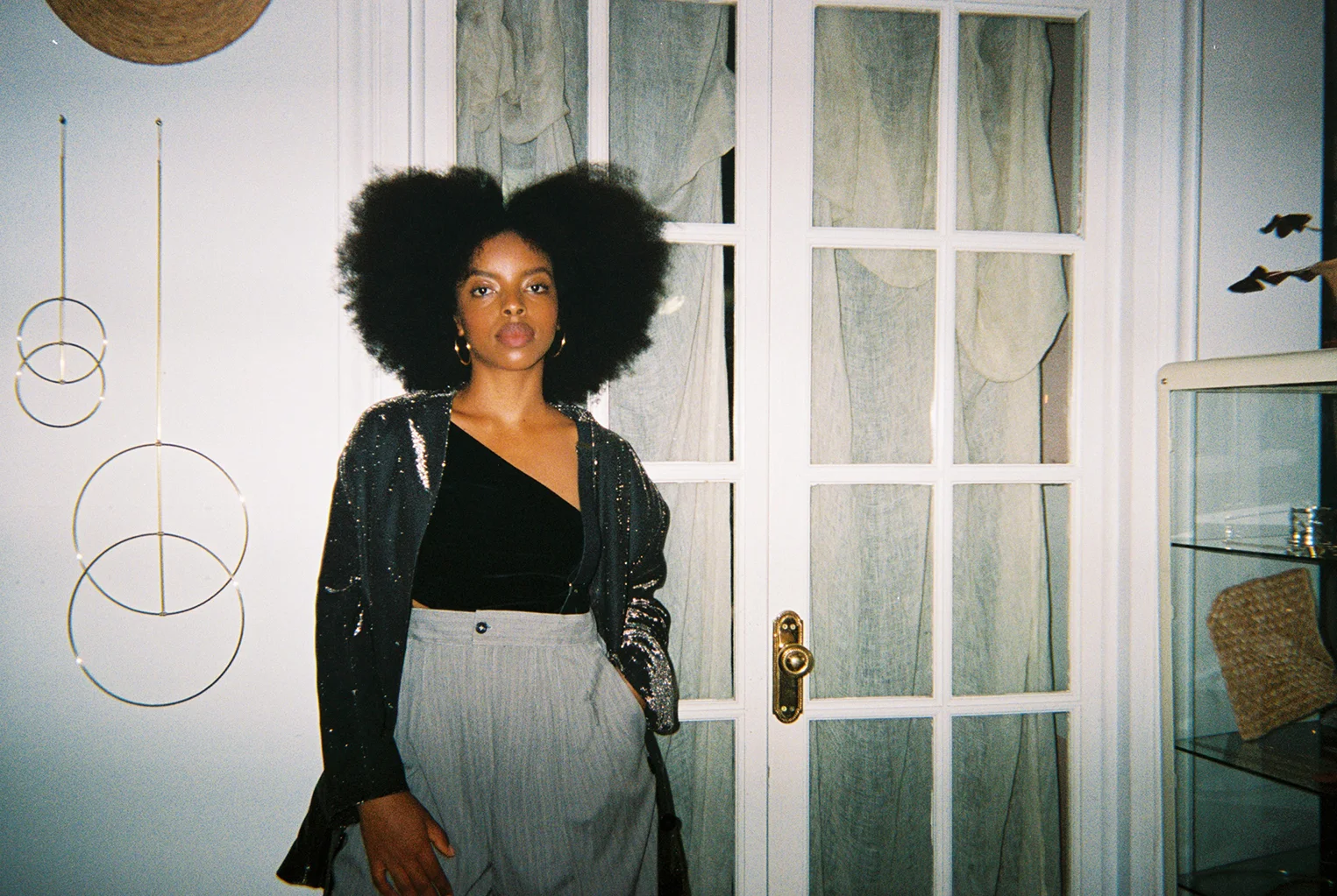 Top: Dee Serret, Trousers: Vintage